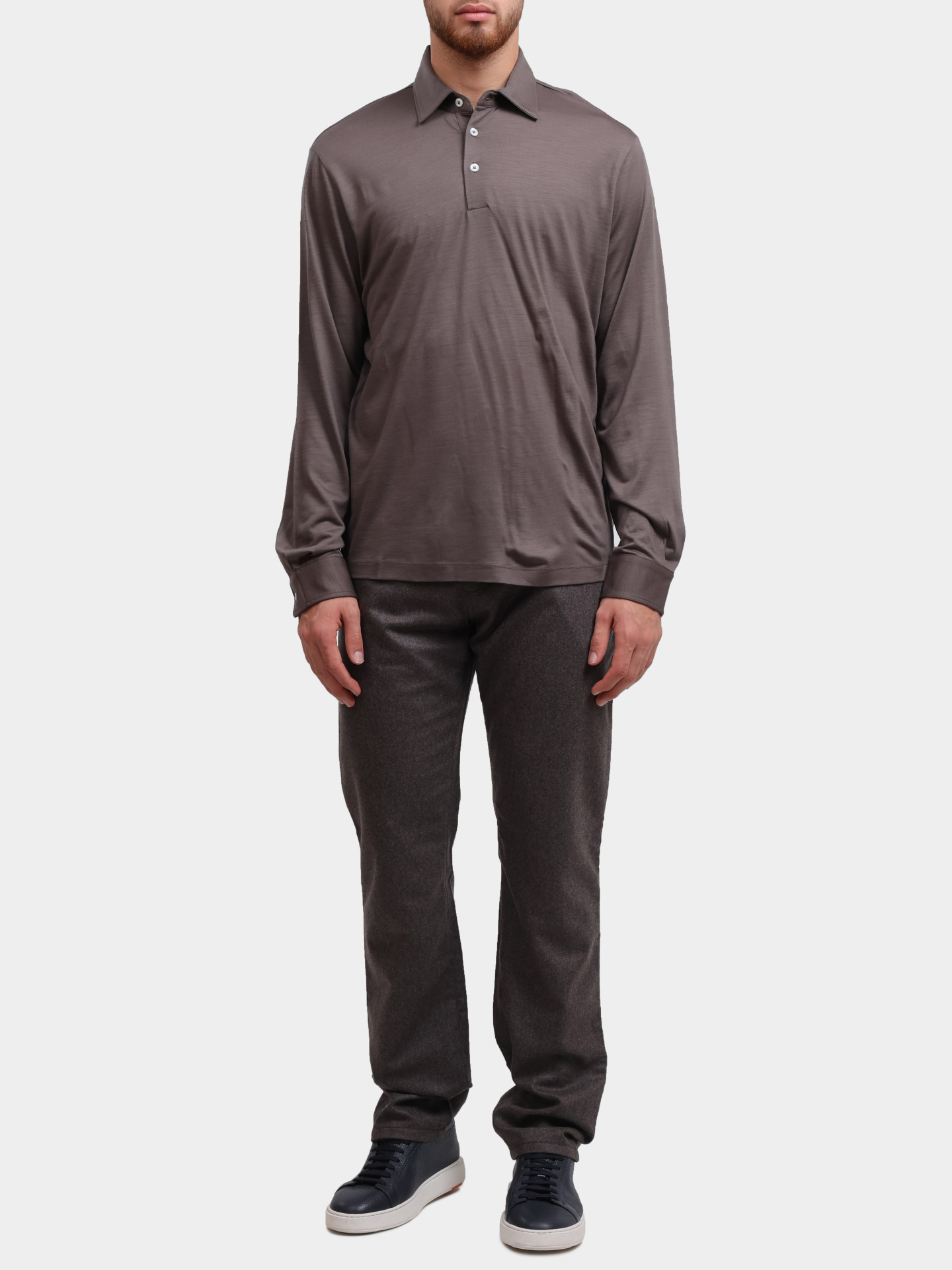 Поло Herno JPL0009UR 52068 2700 шерстяное мужское — купить в интернет-магазине Verdistore