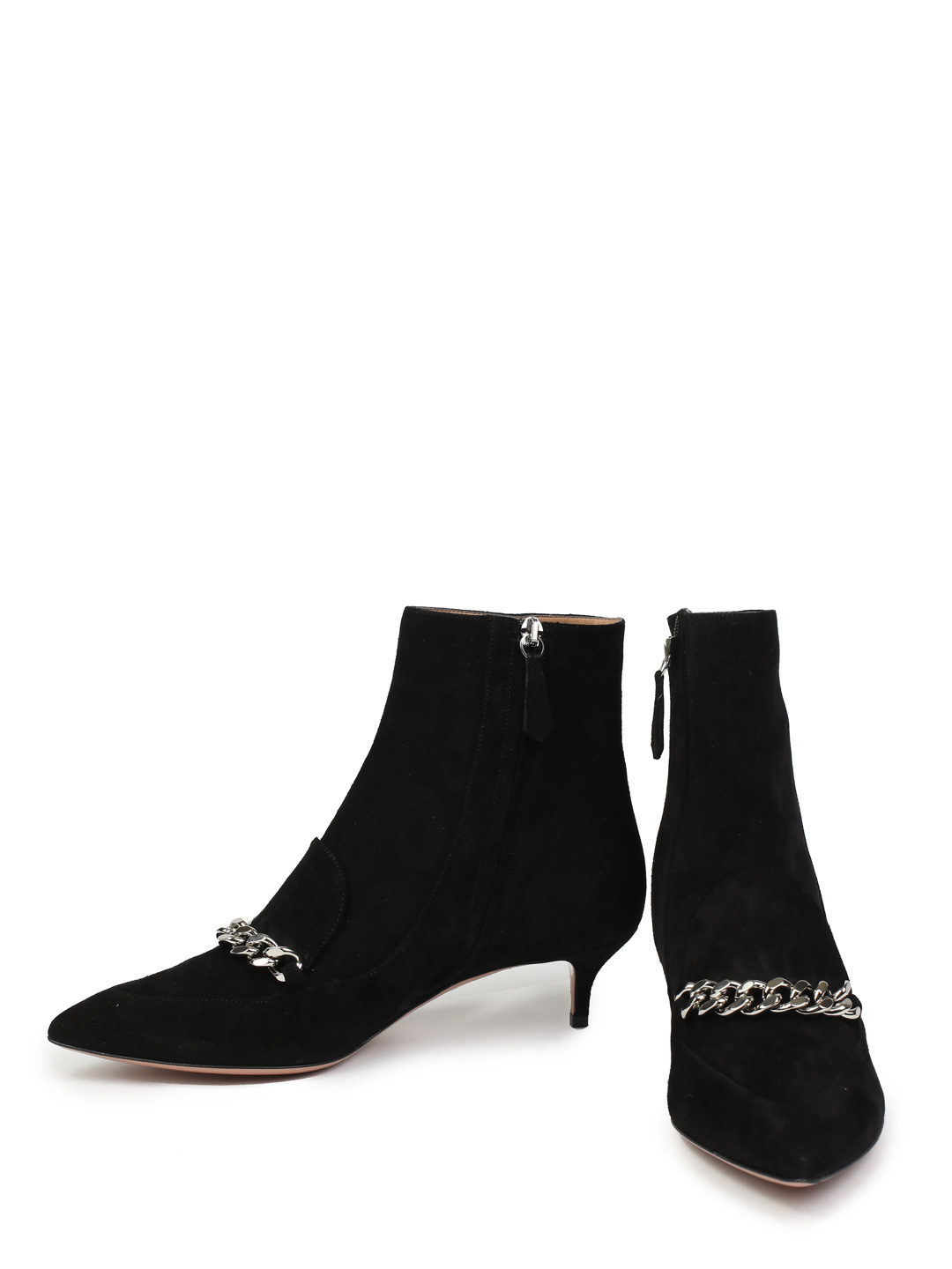 Ботильоны Aquazzura EDIMIDB0 черные женские замшевые — купить в интернет-магазине Verdistore