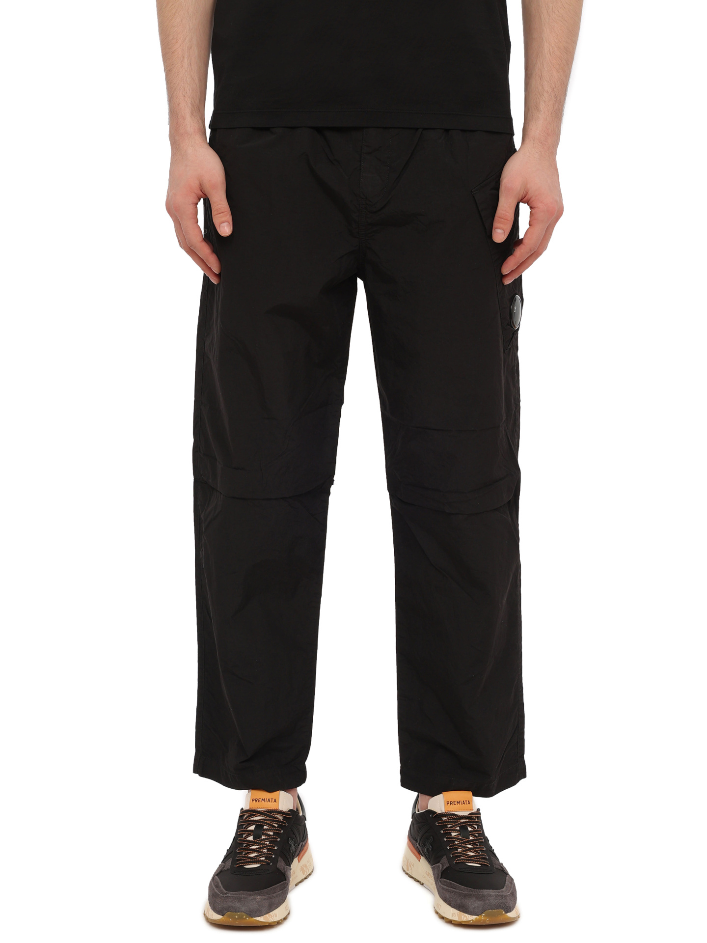 Брюки C.P. Company 16CMPA069A-005991G 999 черные мужские — купить в интернет-магазине Verdistore