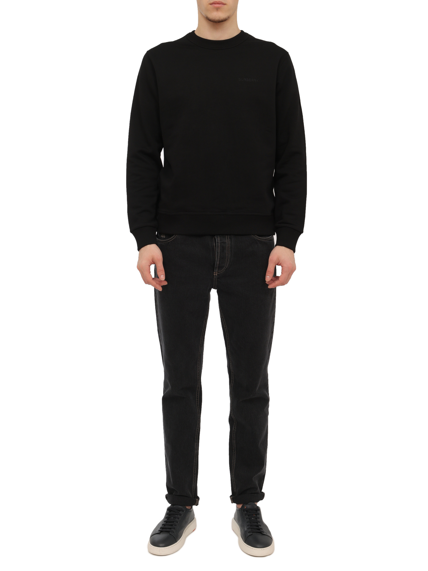 Свитшот Burberry 8070680 A1189 хлопковый мужской — купить в интернет-магазине Verdistore