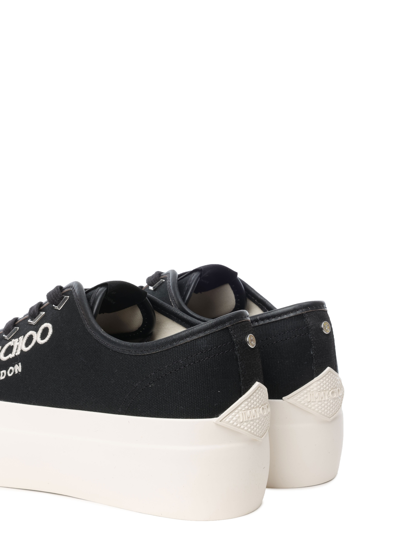 Кеды Jimmy Choo PALMA/F CYE X BLACK/LATTE текстильные женские — купить в интернет-магазине Verdistore