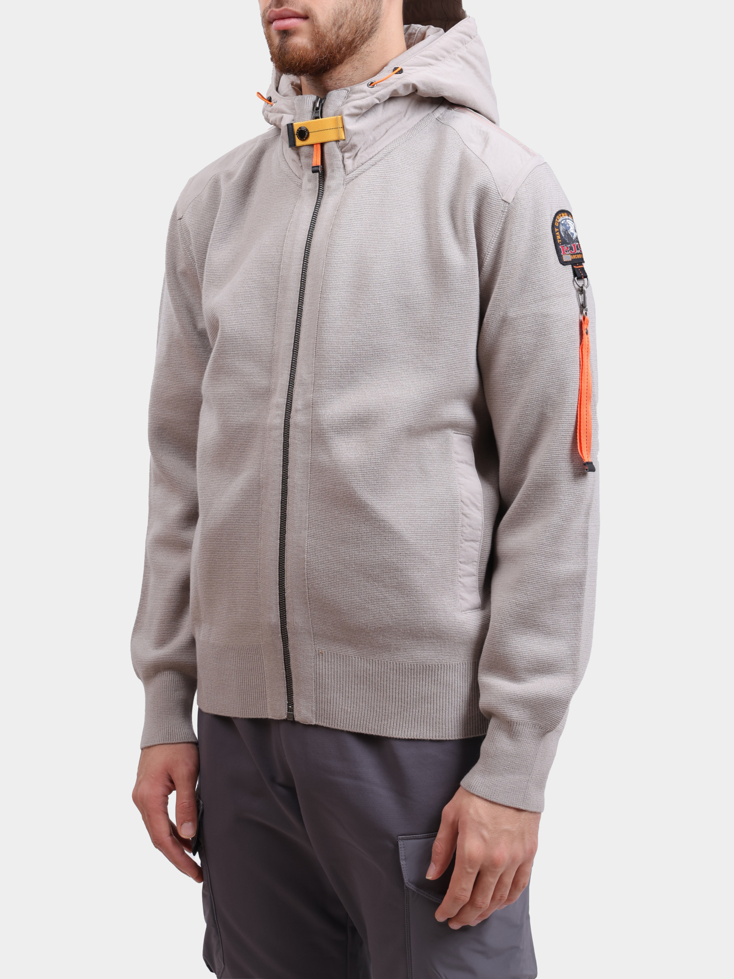 Толстовка Parajumpers RK06 NEW DOMINIC 110 серая мужская  — купить в интернет-магазине Verdistore