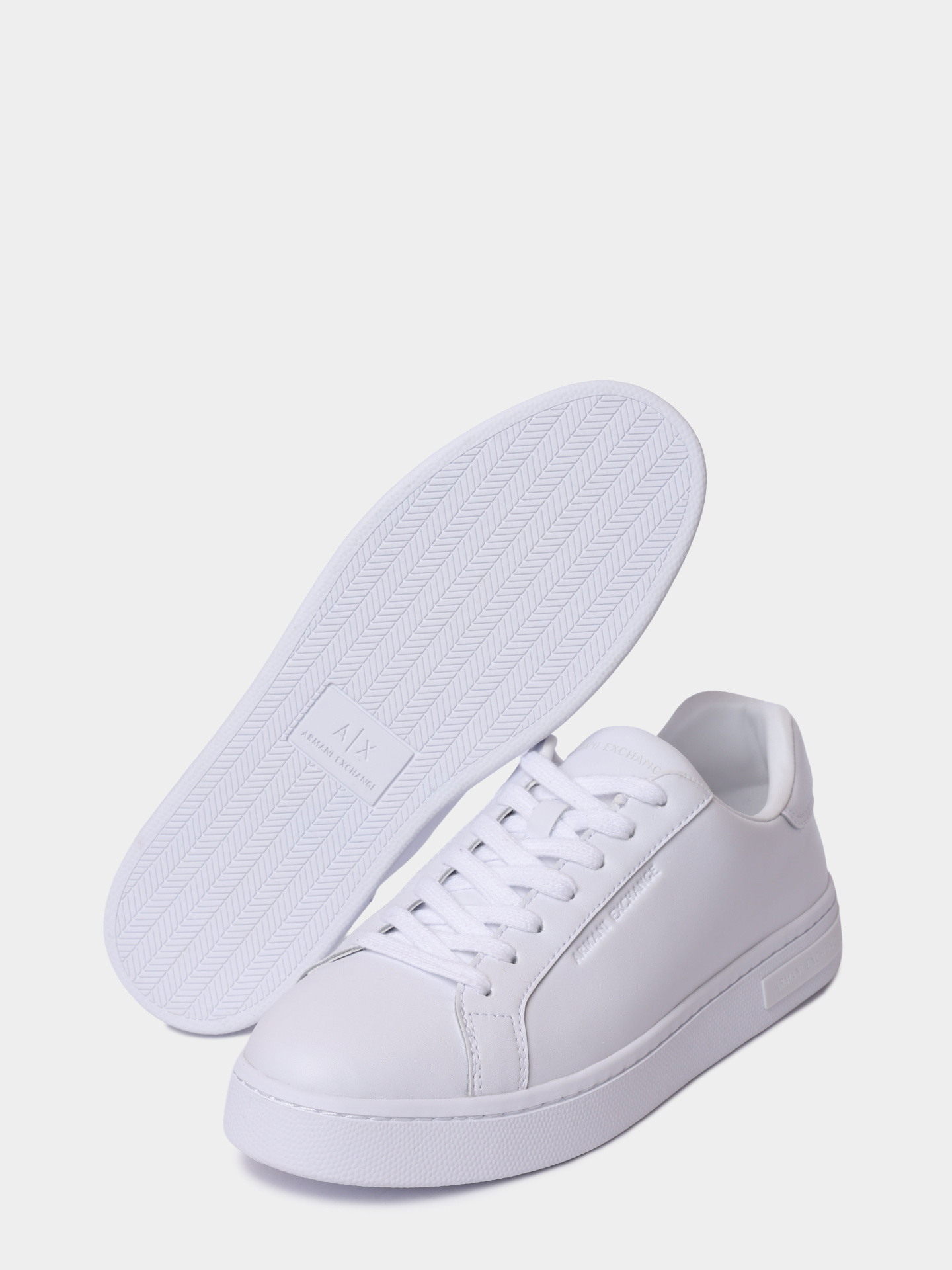 Кеды Armani Exchange XM000141 AF11912 U0002 белые мужские — купить в интернет-магазине Verdistore