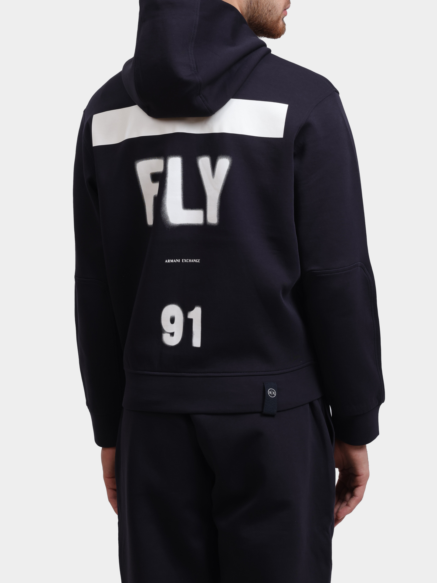 Мастерка Armani Exchange XM000983 AF10818 UB101 темно-синяя мужская — купить в интернет-магазине Verdistore