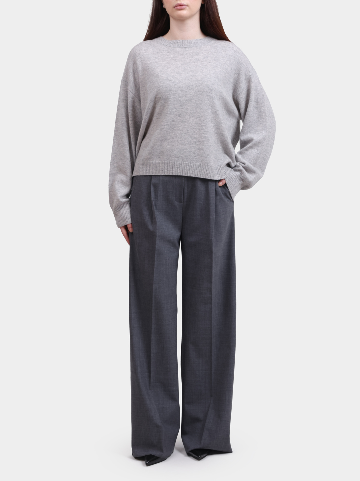 Брюки MARELLA DIORAMA 002 серые женские — купить в интернет-магазине Verdistore