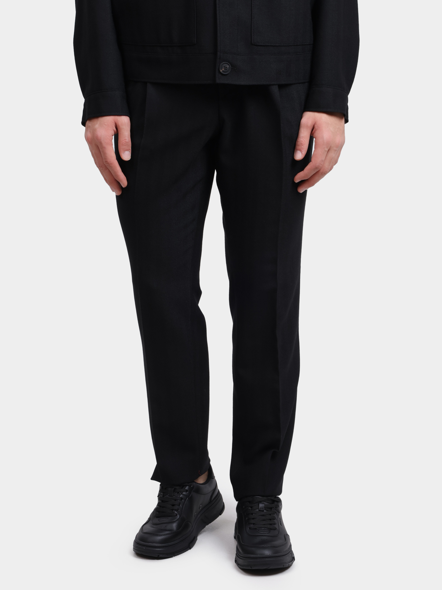 Брюки Hugo 10271766 01 50544673 001 черные мужские — купить в интернет-магазине Verdistore