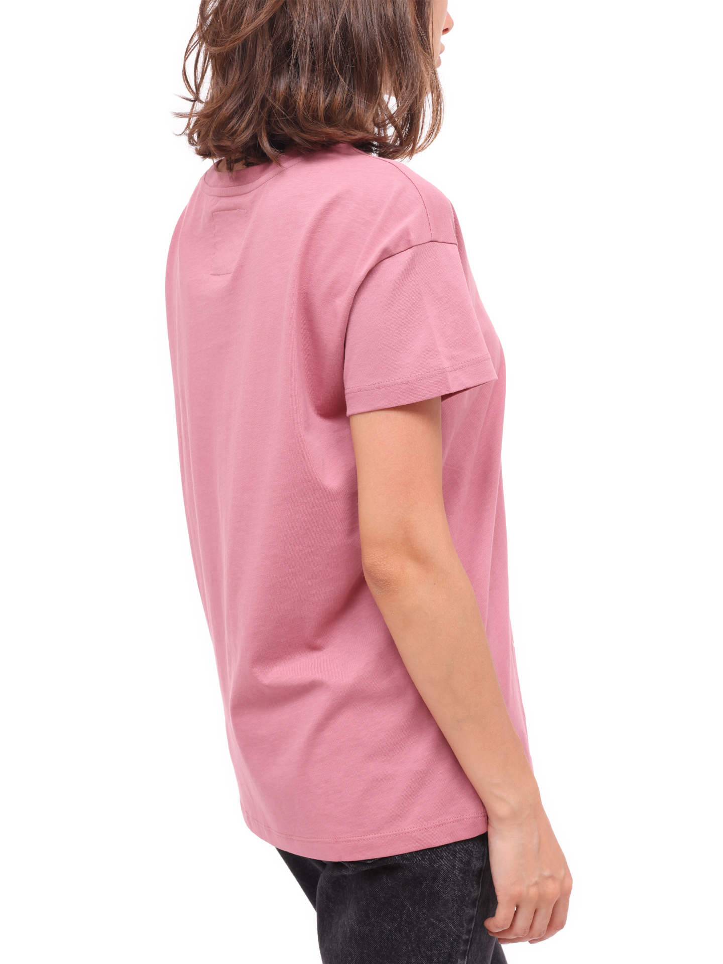 Футболка Armani Exchange 8NYTCX YJG3Z 1493 розовая женская из хлопка — купить в интернет-магазине Verdistore