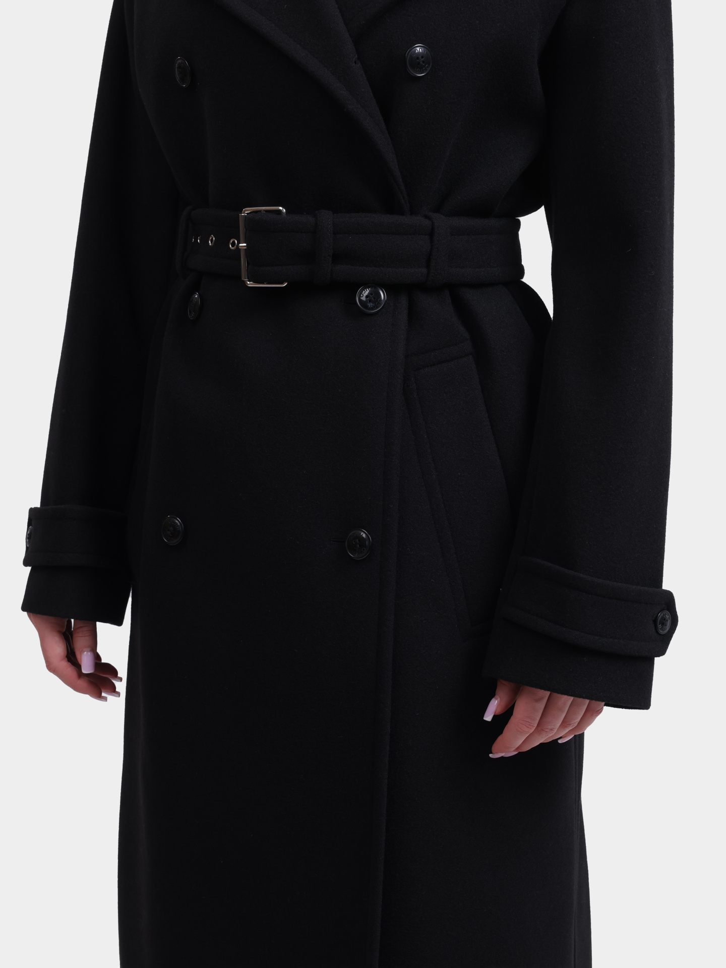 Пальто Hugo 50547616 001 черное женское — купить в интернет-магазине Verdistore