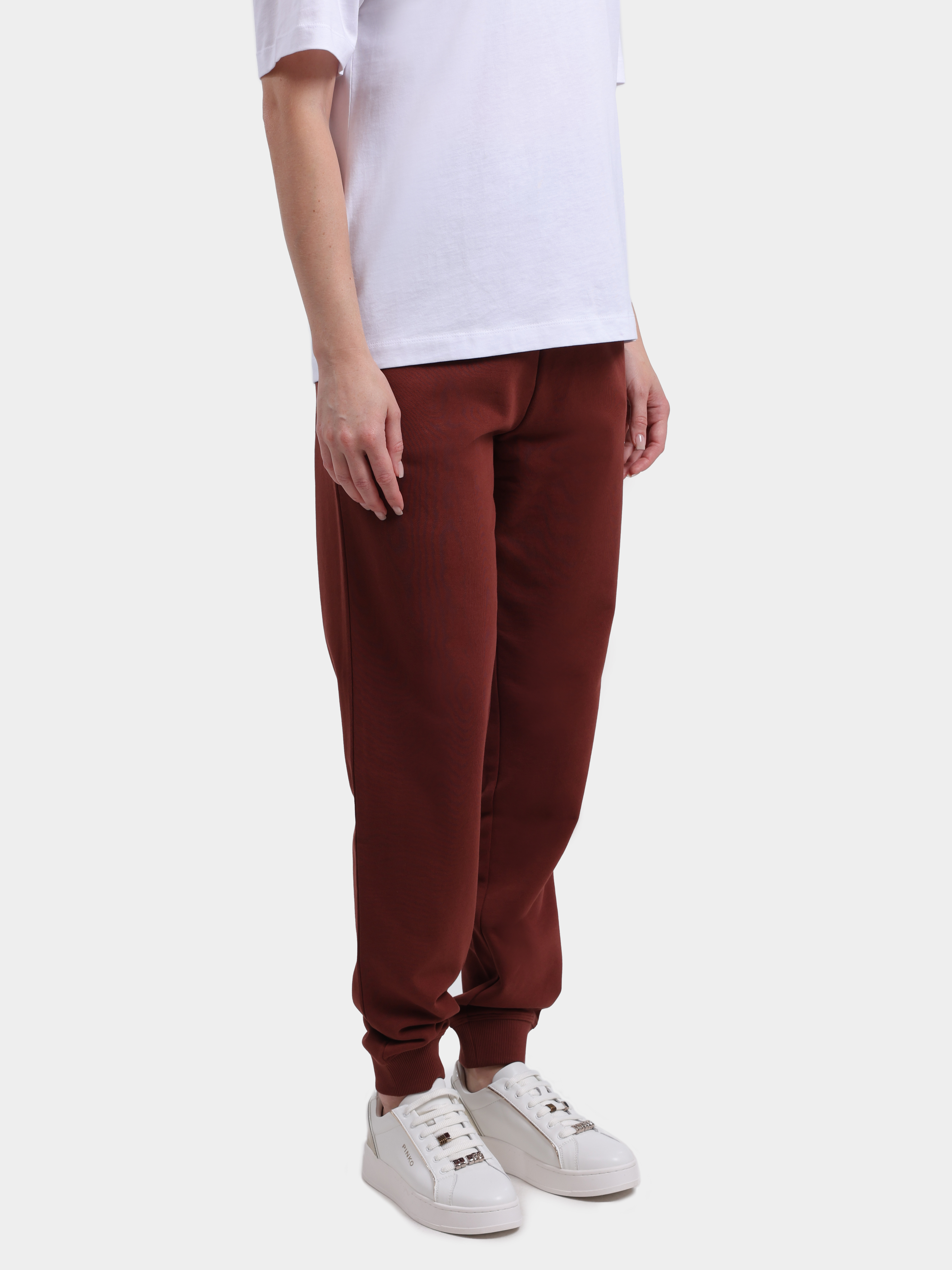 Брюки HUGO RED Nelfinia 10249110 01 50522417 904 спортивные коричневые женские  — купить в интернет-магазине Verdistore