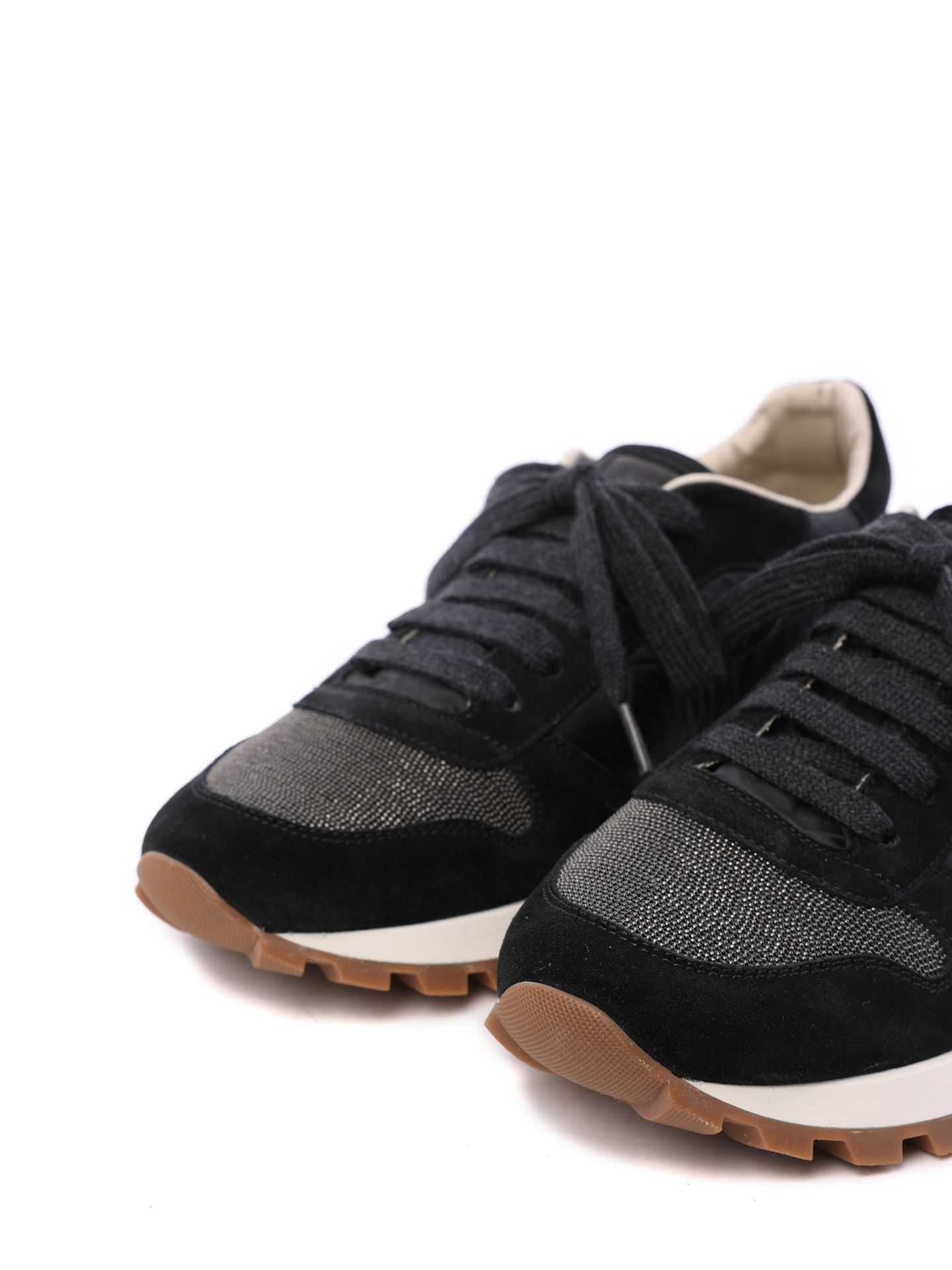 Кроссовки Brunello Cucinelli MZSFG1960 C101 комбинированные женские — купить в интернет-магазине Verdistore