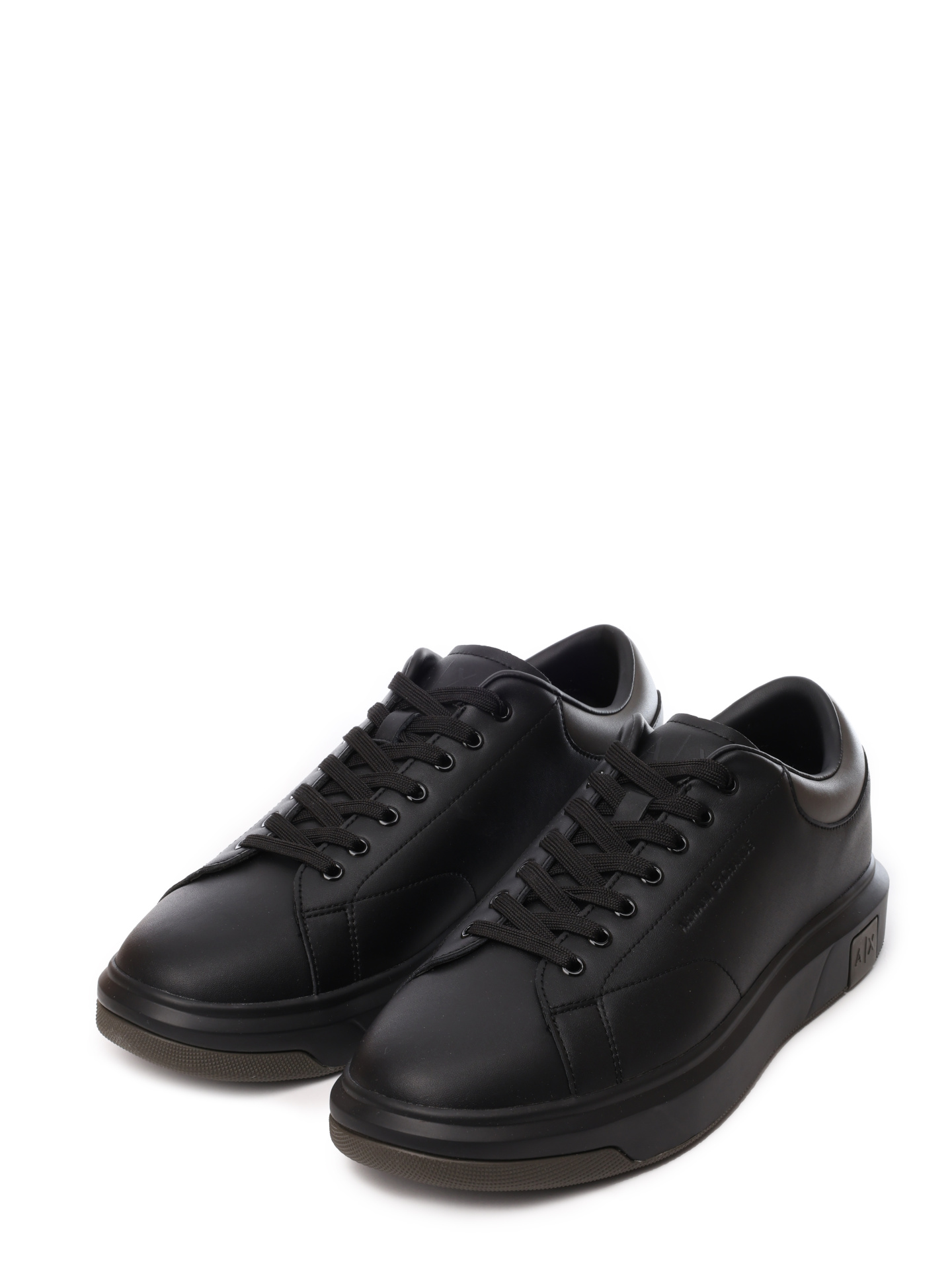 Кеды Armani Exchange XUX123 XV534 U181 черные мужские кожаные — купить в интернет-магазине Verdistore