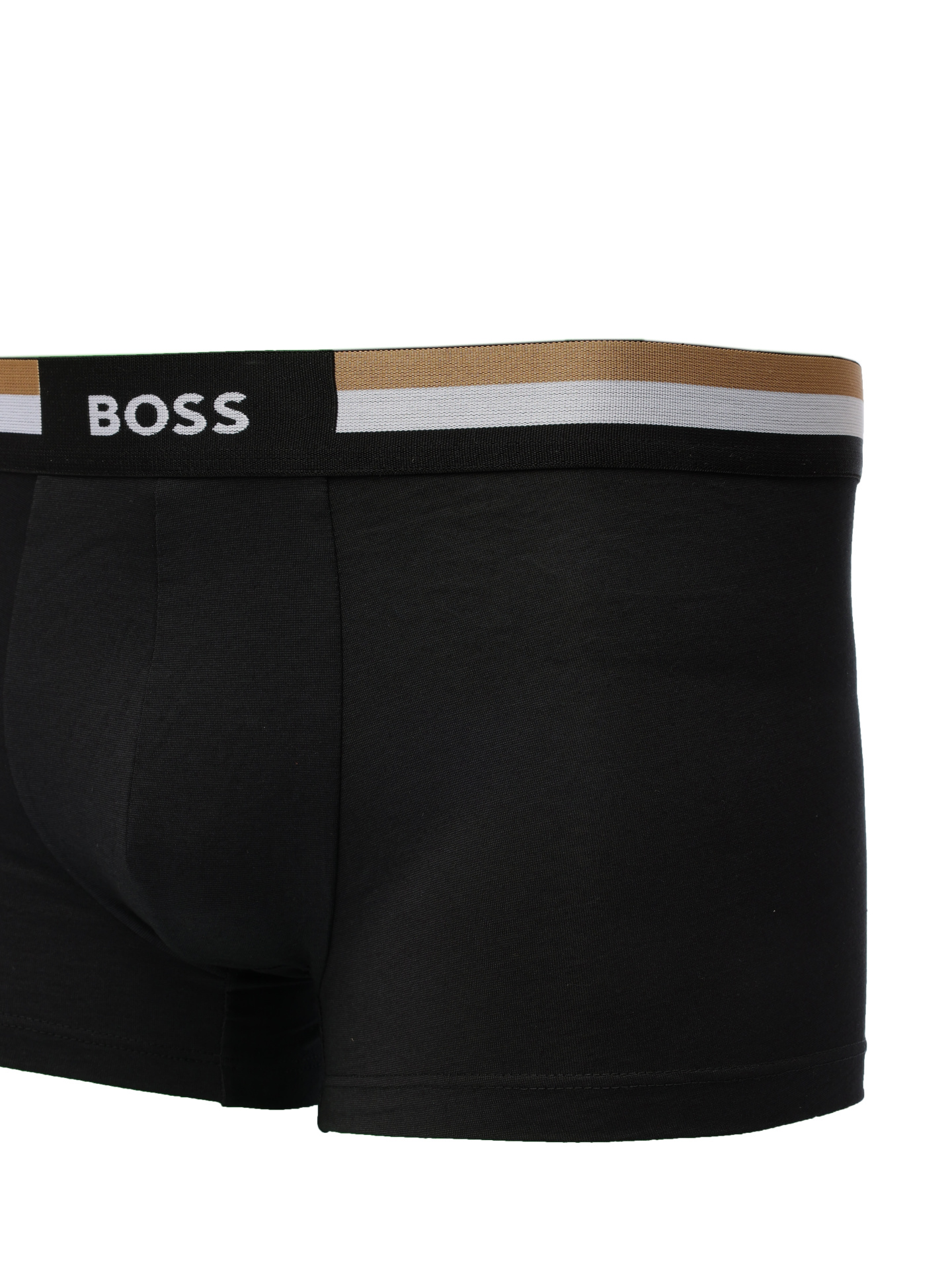 Трусы комплект Boss 50516542 001 черные мужские с логотипом — купить в интернет-магазине Verdistore