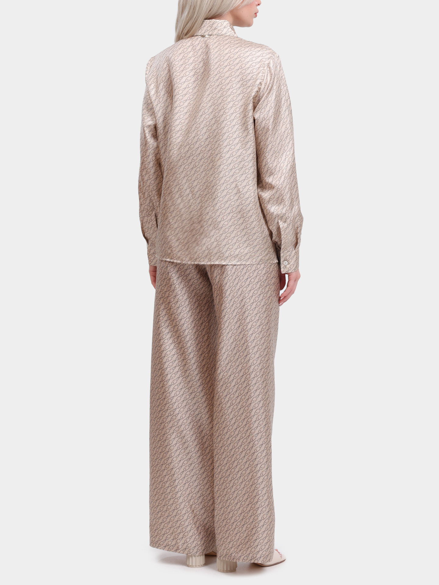 Блуза Herno CM000021D 16009P 2157 шелковая женская с принтом — купить в интернет-магазине Verdistore