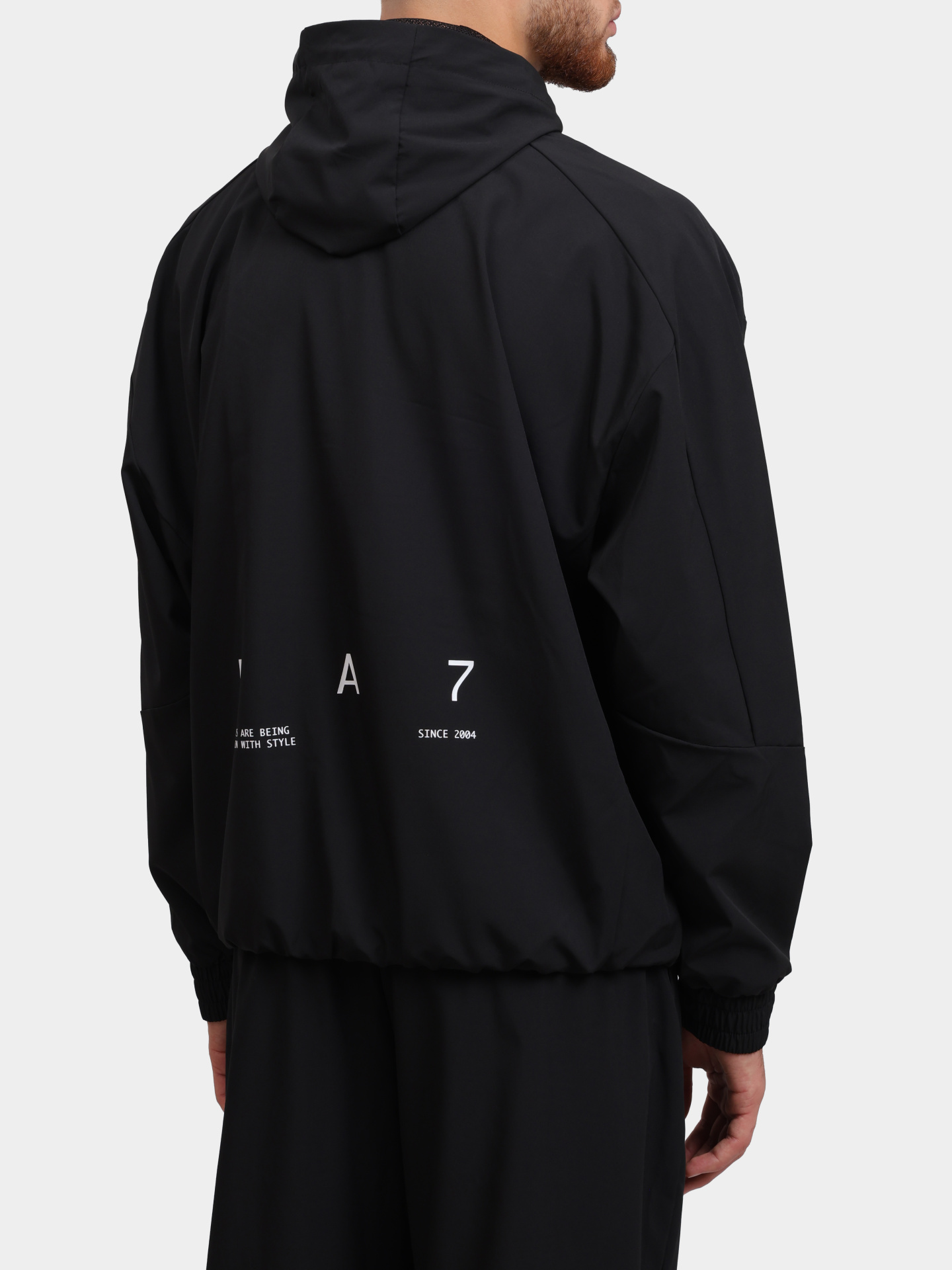 Анорак 7M000114 AF13417 UC001 мужской черный с накладным карманом спереди — купить в интернет-магазине Verdistore