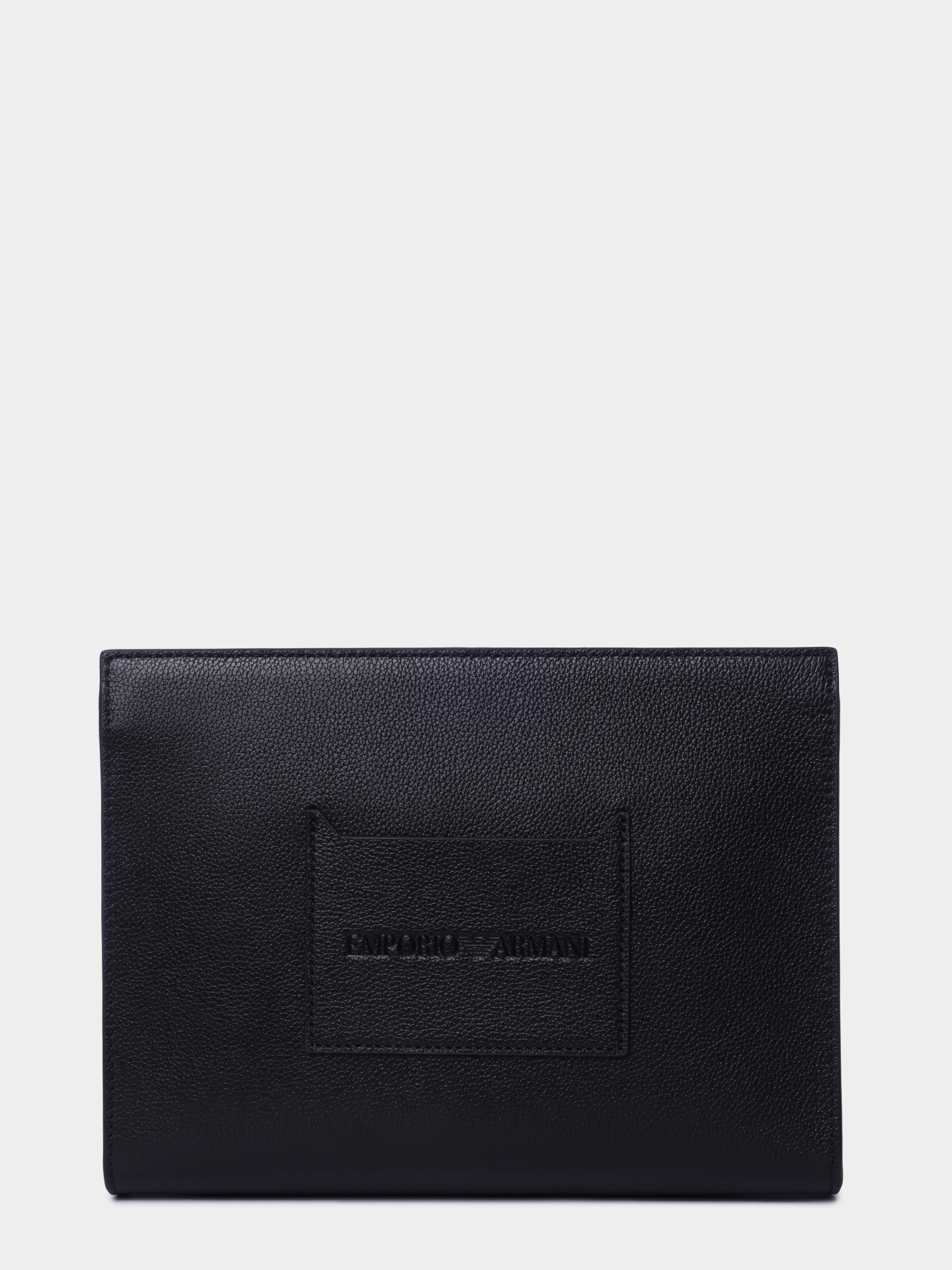 Сумка Emporio Armani EM005791 AF13788 UC001 черная мужская с металлическим логотипом — купить в интернет-магазине Verdistore