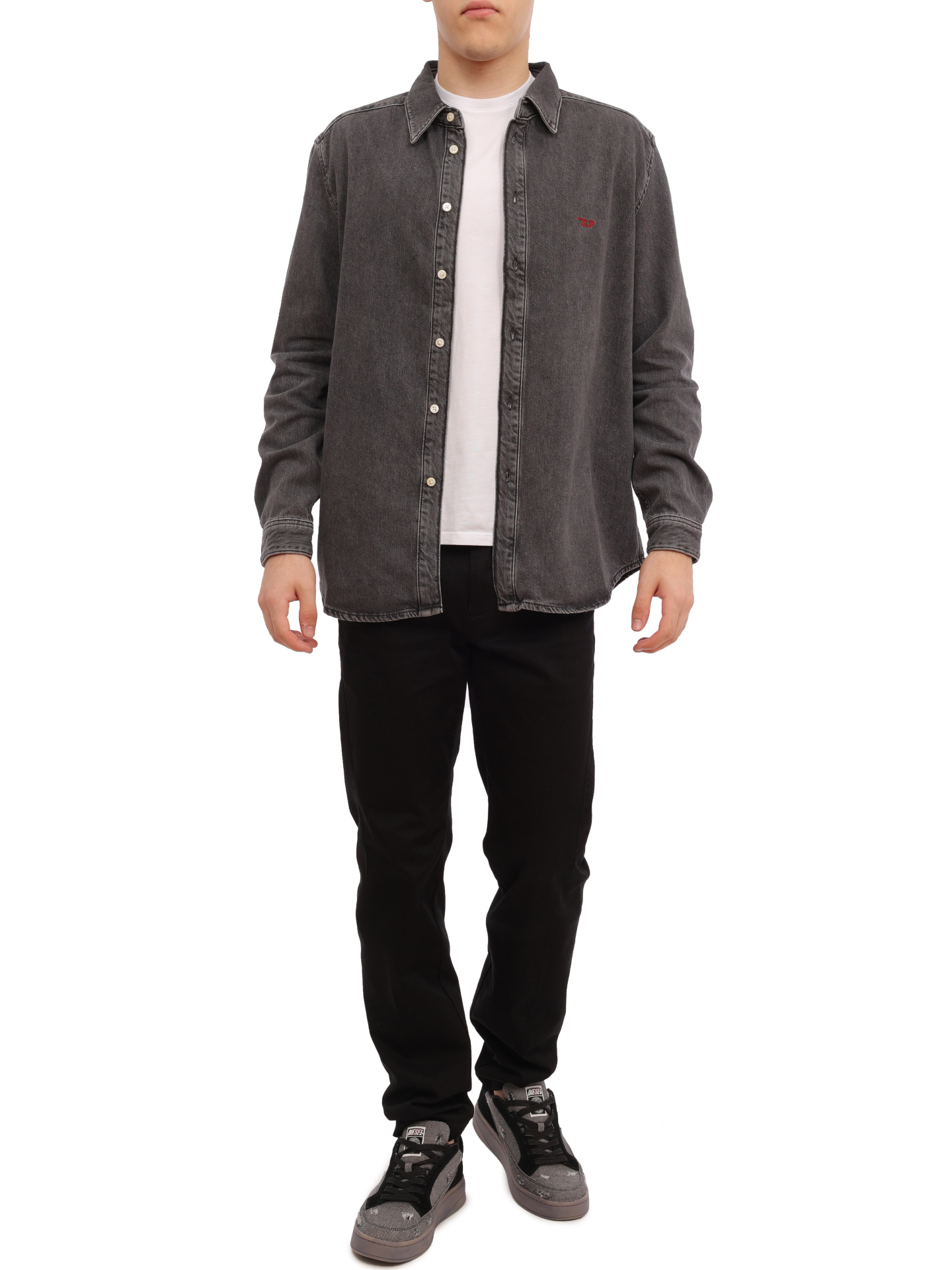 Брюки Diesel A110950HJAH9XX хлопковые мужские — купить в интернет-магазине Verdistore