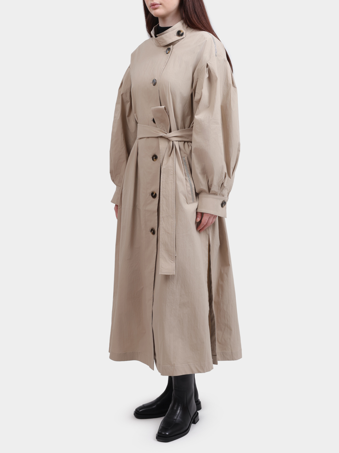 Плащ Re Vera 25-31-1811 бежевый женский — купить в интернет-магазине Verdistore