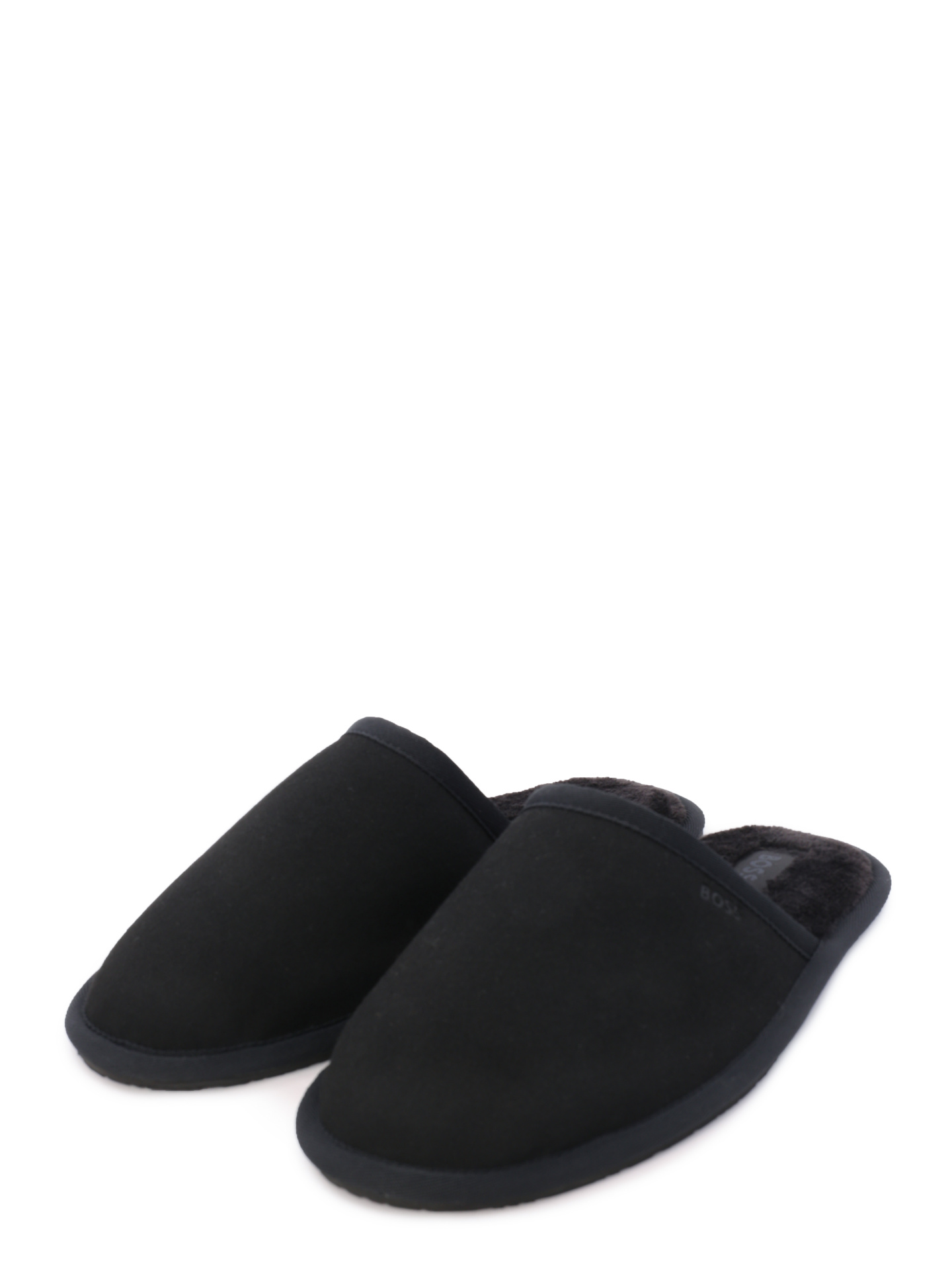 Тапки Boss 50503988 001 черные мужские из текстиля — купить в интернет-магазине Verdistore