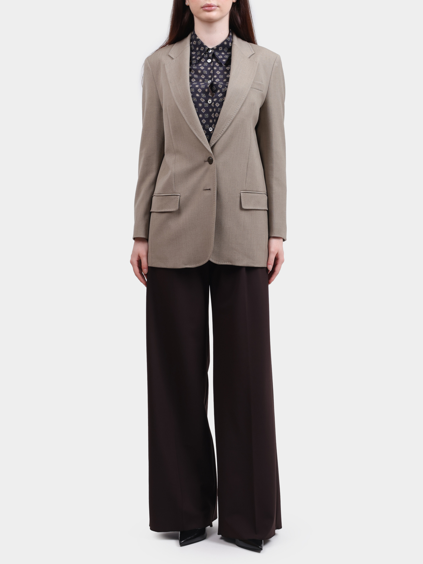 Жакет MARELLA ELEGIA 001 бежевый женский — купить в интернет-магазине Verdistore