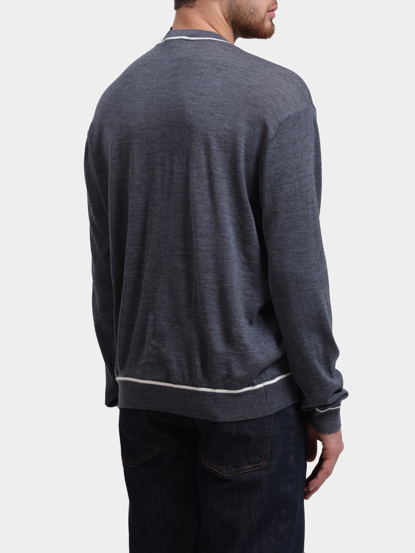 Джемпер Emporio Armani 6D1MXH 1MJLZ F629 шерстяной мужской — купить в интернет-магазине Verdistore