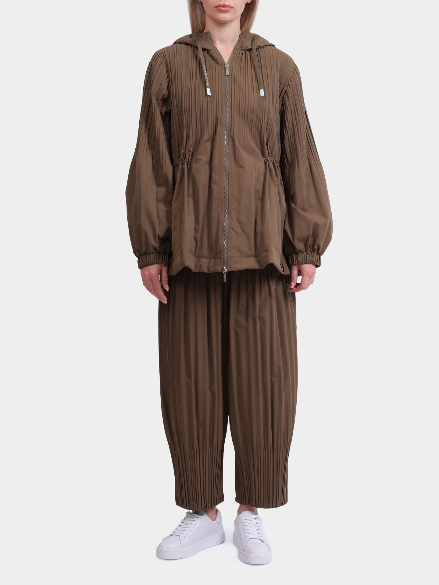 Брюки Armani Exchange XW000151 AF10843 U6199 плиссированные женские — купить в интернет-магазине Verdistore