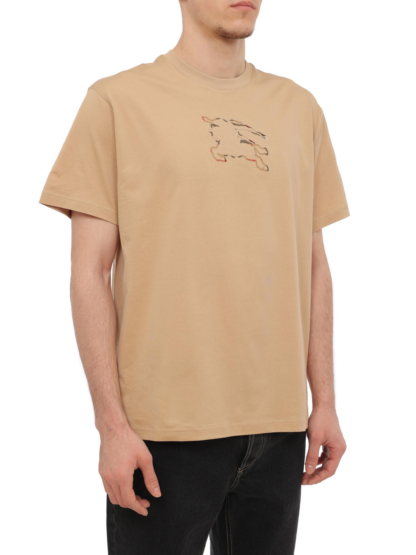 Футболка Burberry 8072703 A7405 хлопковая мужская — купить в интернет-магазине Verdistore