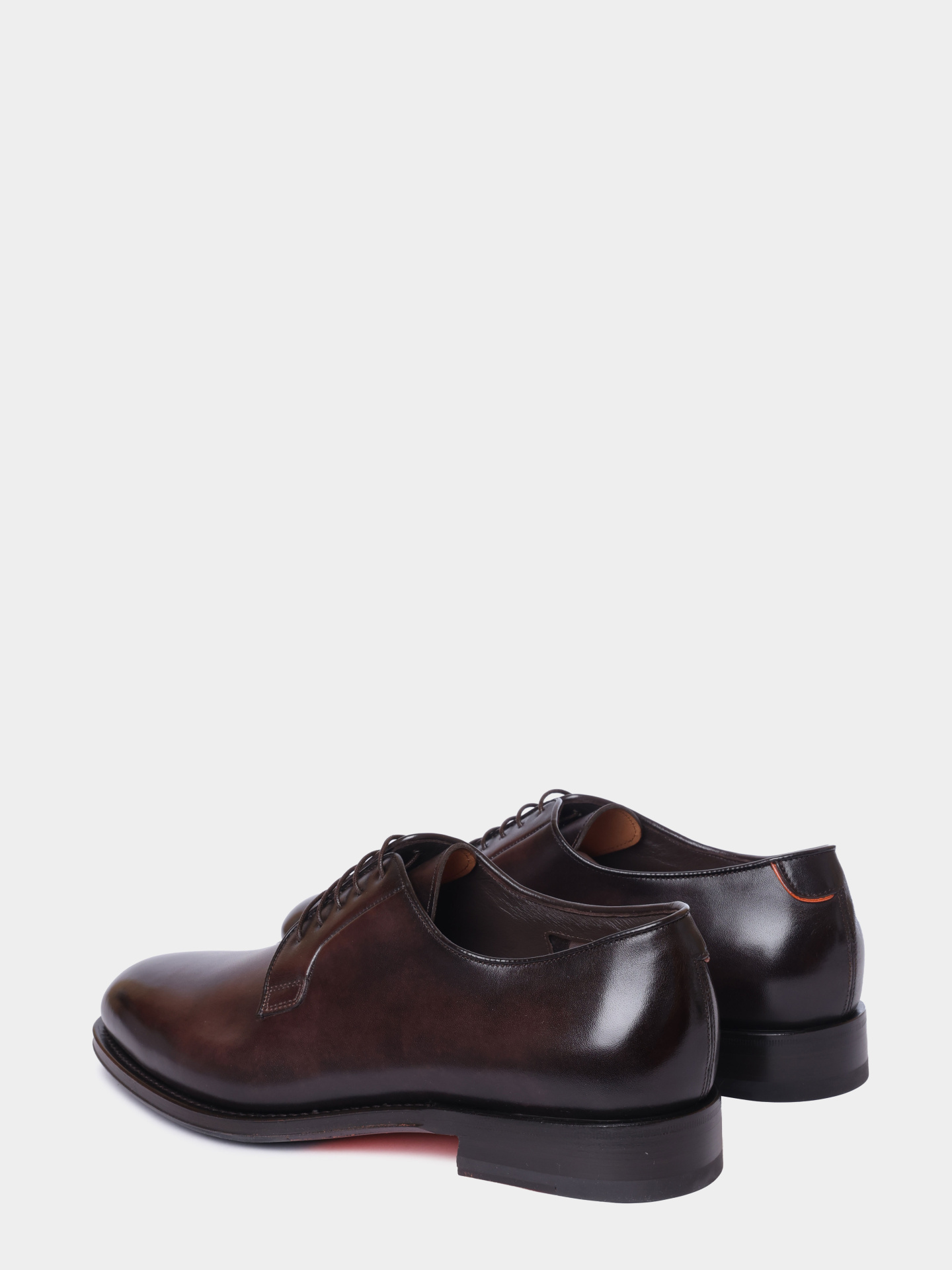 Дерби Santoni MCCG17837PG4HOBRT53 кожаные мужские — купить в интернет-магазине Verdistore