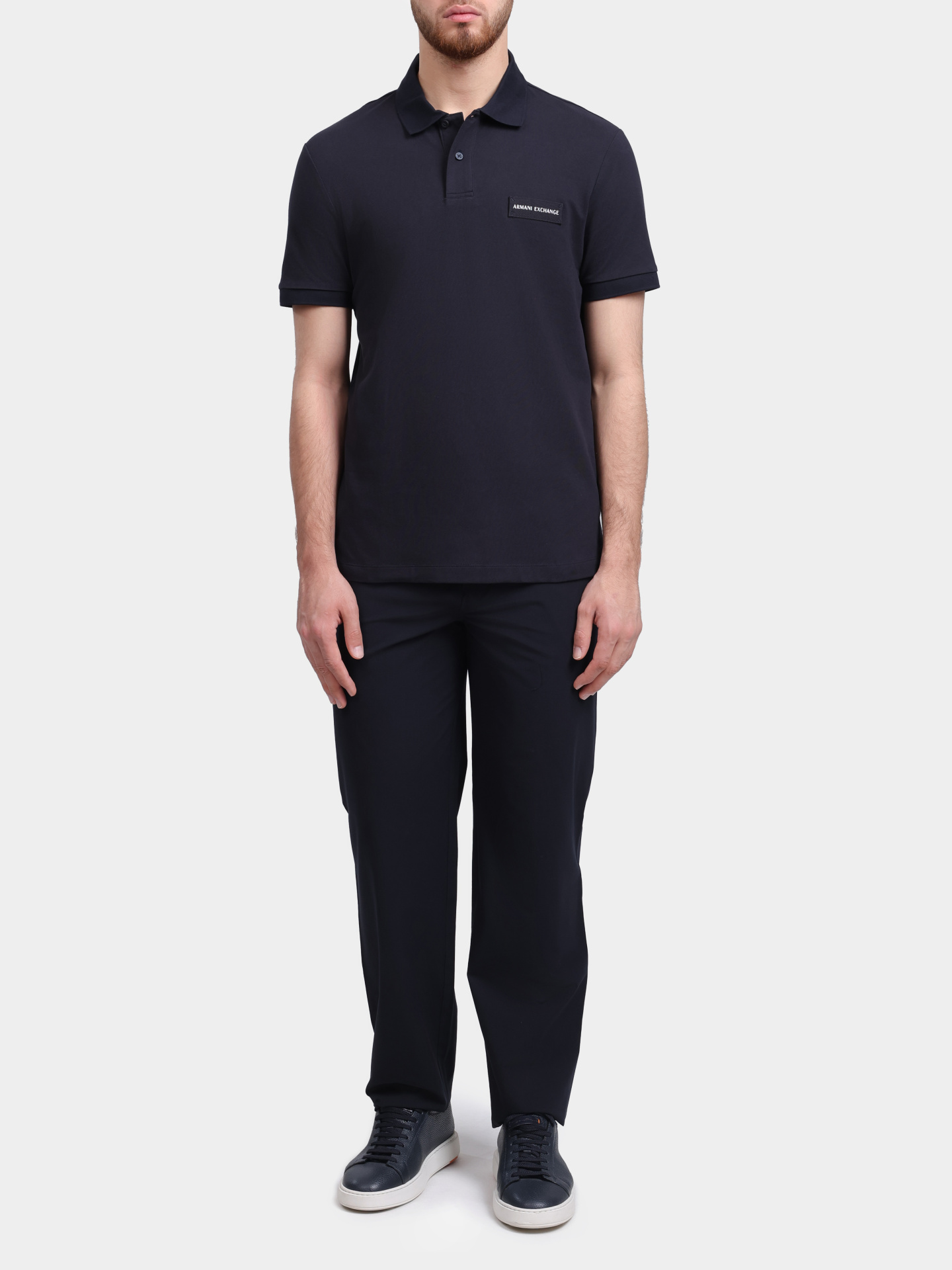 Брюки Armani Exchange XM002083 AF22403 UB101 темно-синие мужские — купить в интернет-магазине Verdistore