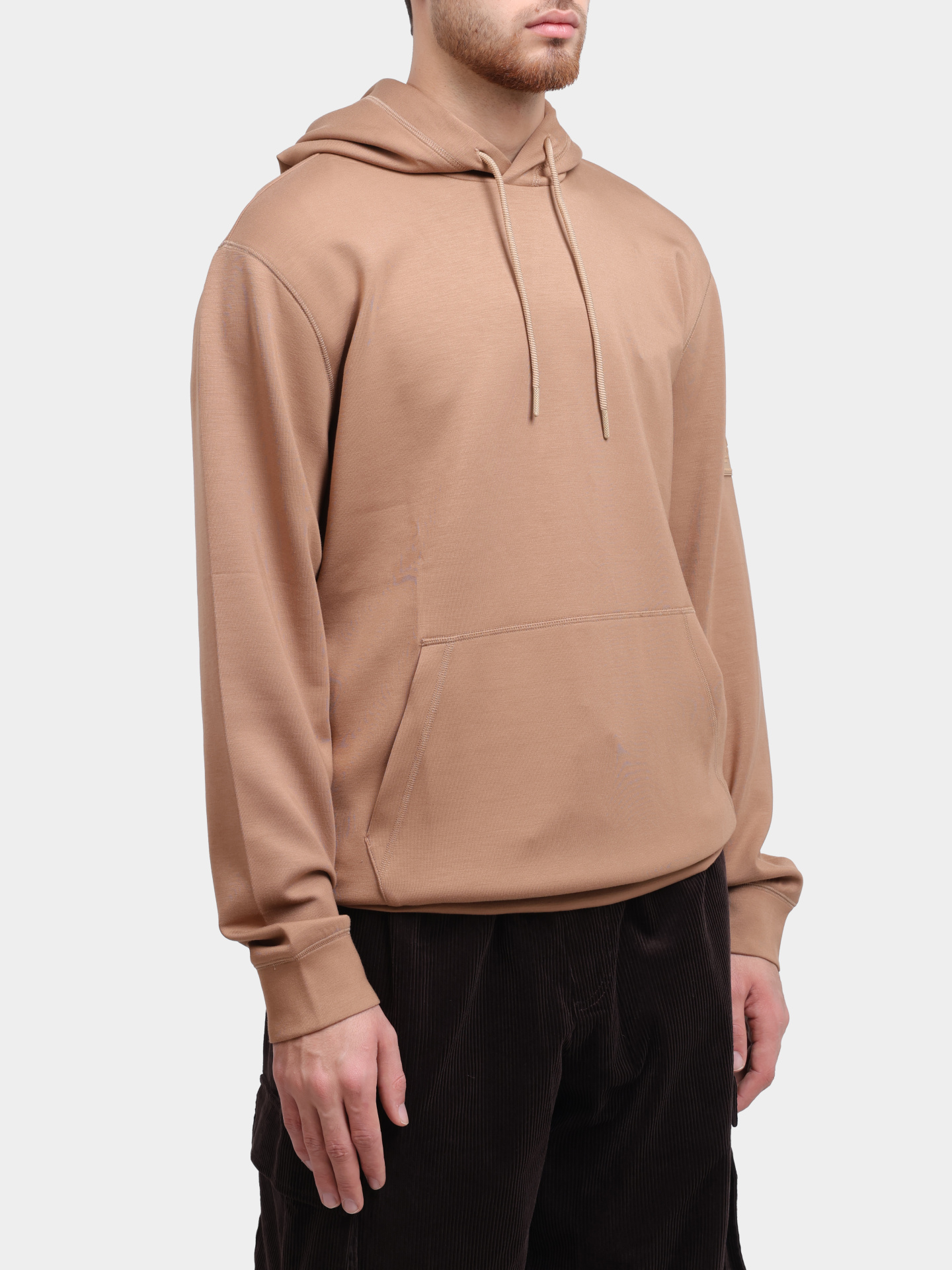 Худи EA7 7X000131 AF13790 U6171 бежевое мужское — купить в интернет-магазине Verdistore