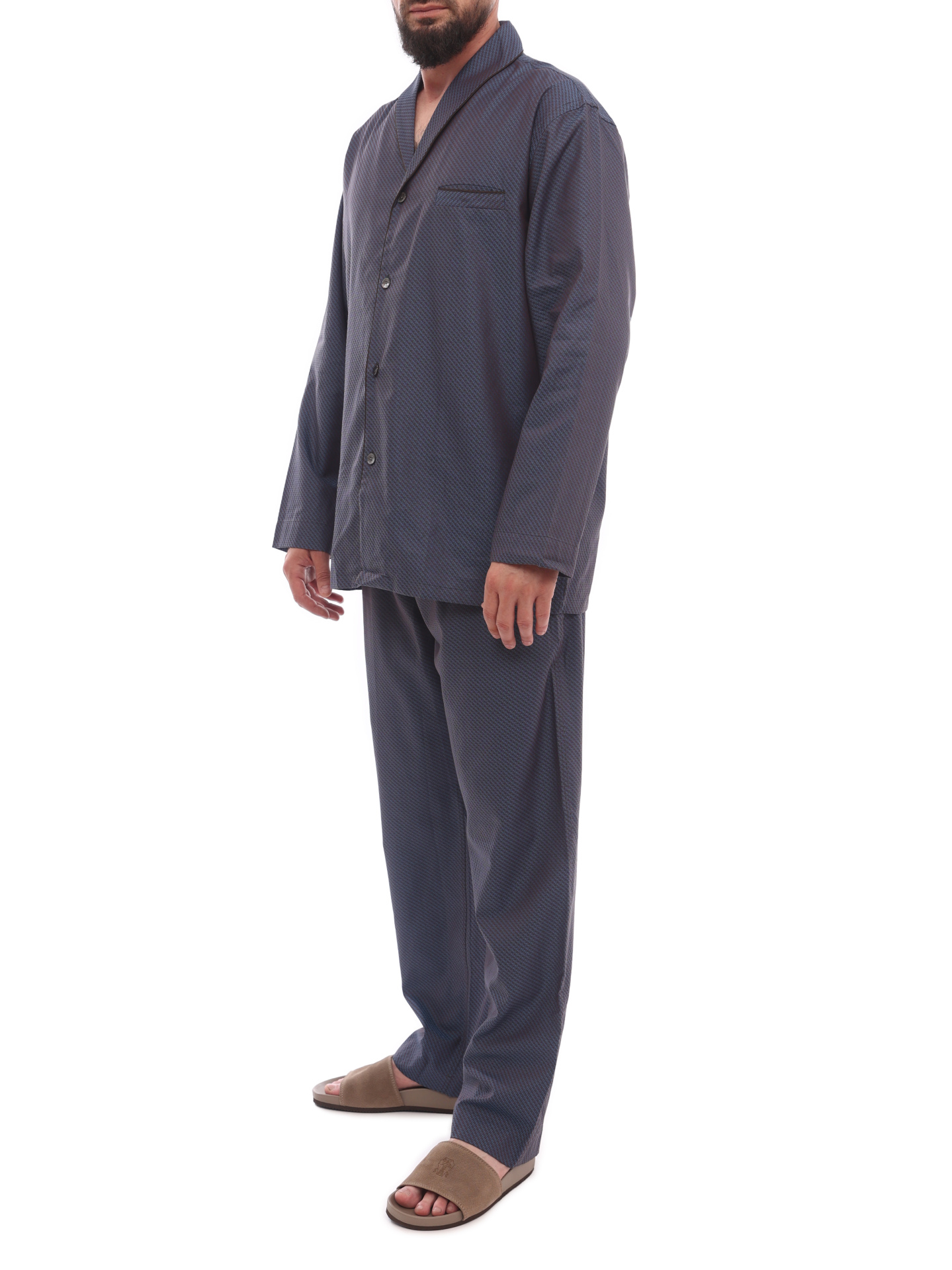 Пижама ZIMMERLI 4713 - 75012 хлопковая мужская — купить в интернет-магазине Verdistore