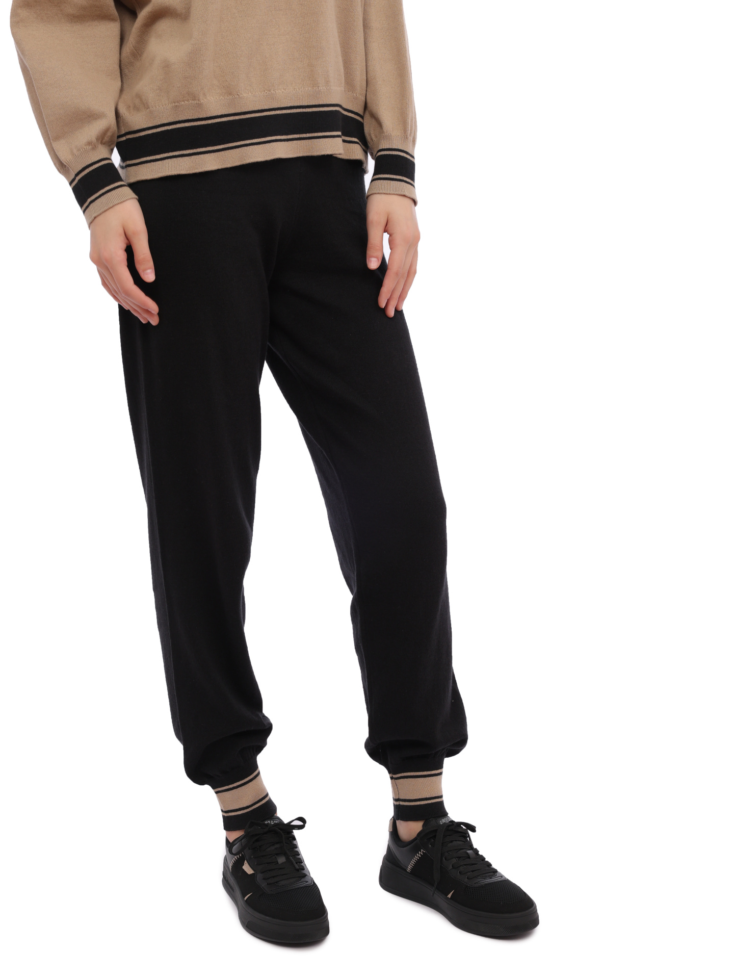 Брюки Armani Exchange 6RYP2K YMX3Z 1200 трикотажные женские с манжетами — купить в интернет-магазине Verdistore