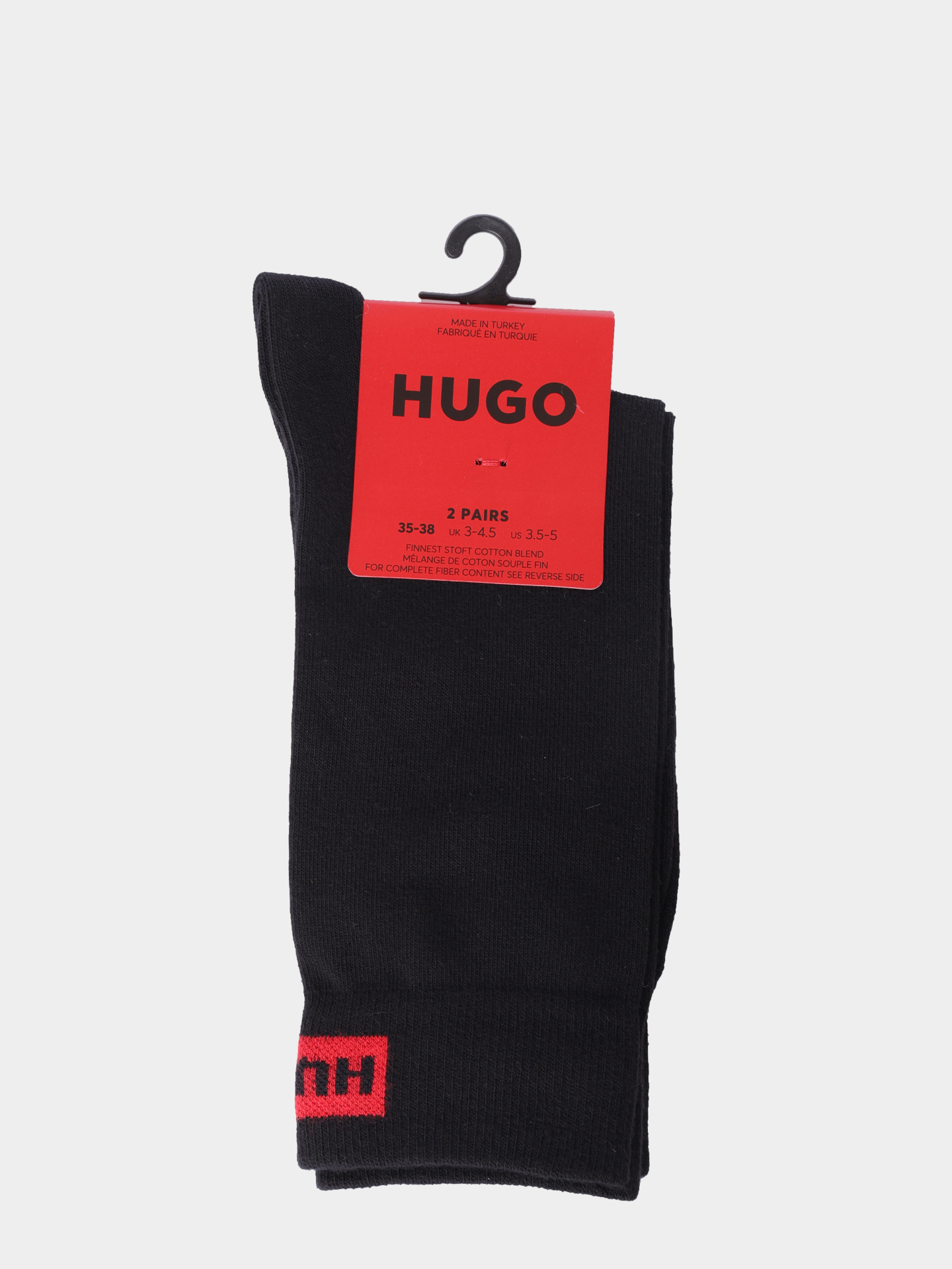 Коплект носков 2 пары Hugo 50502046 001 хлопковые женские — купить в интернет-магазине Verdistore