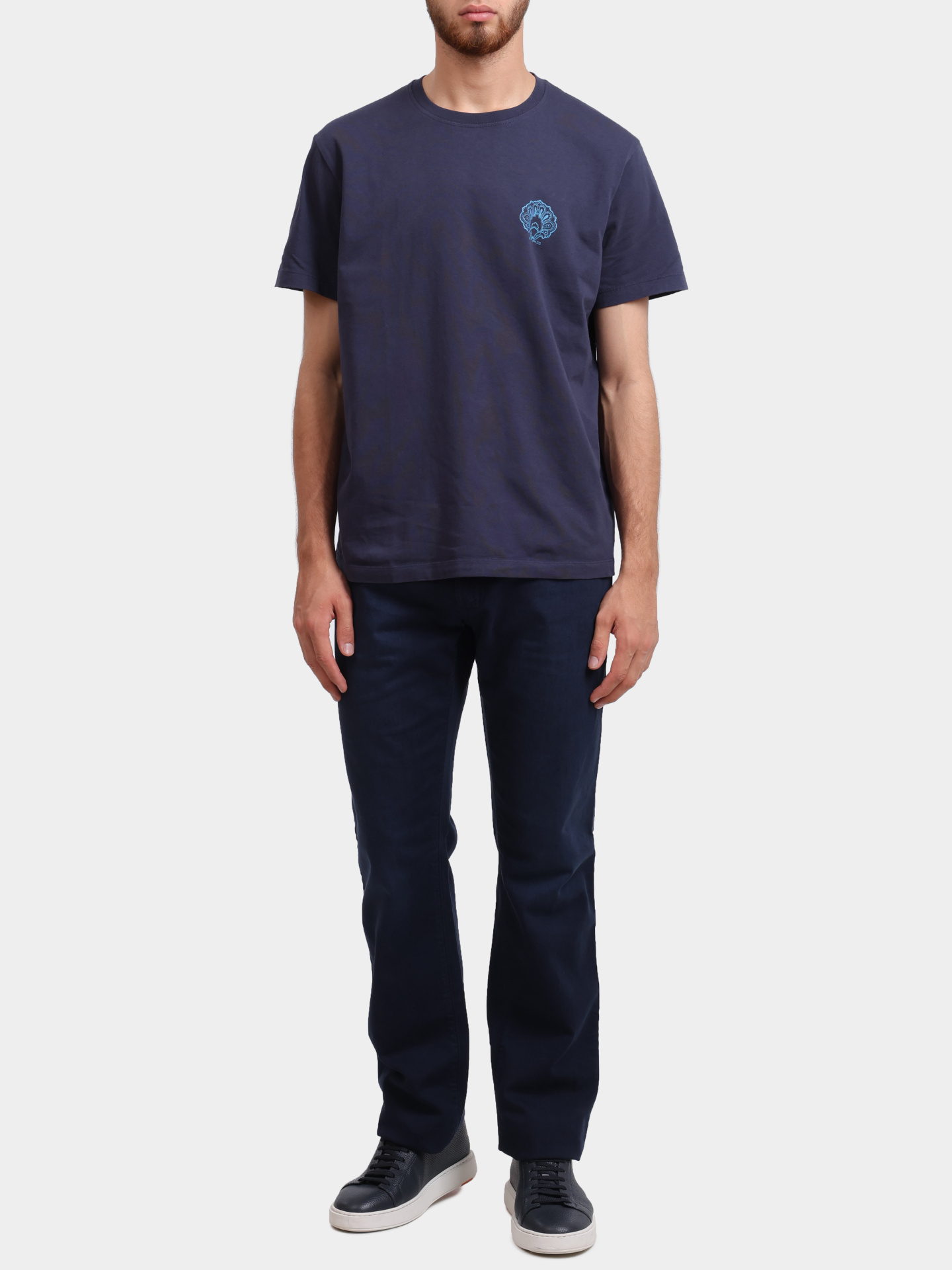 Футболка MRMA0002 AK604 B3681 синяя хопковая — купить в интернет-магазине Verdistore