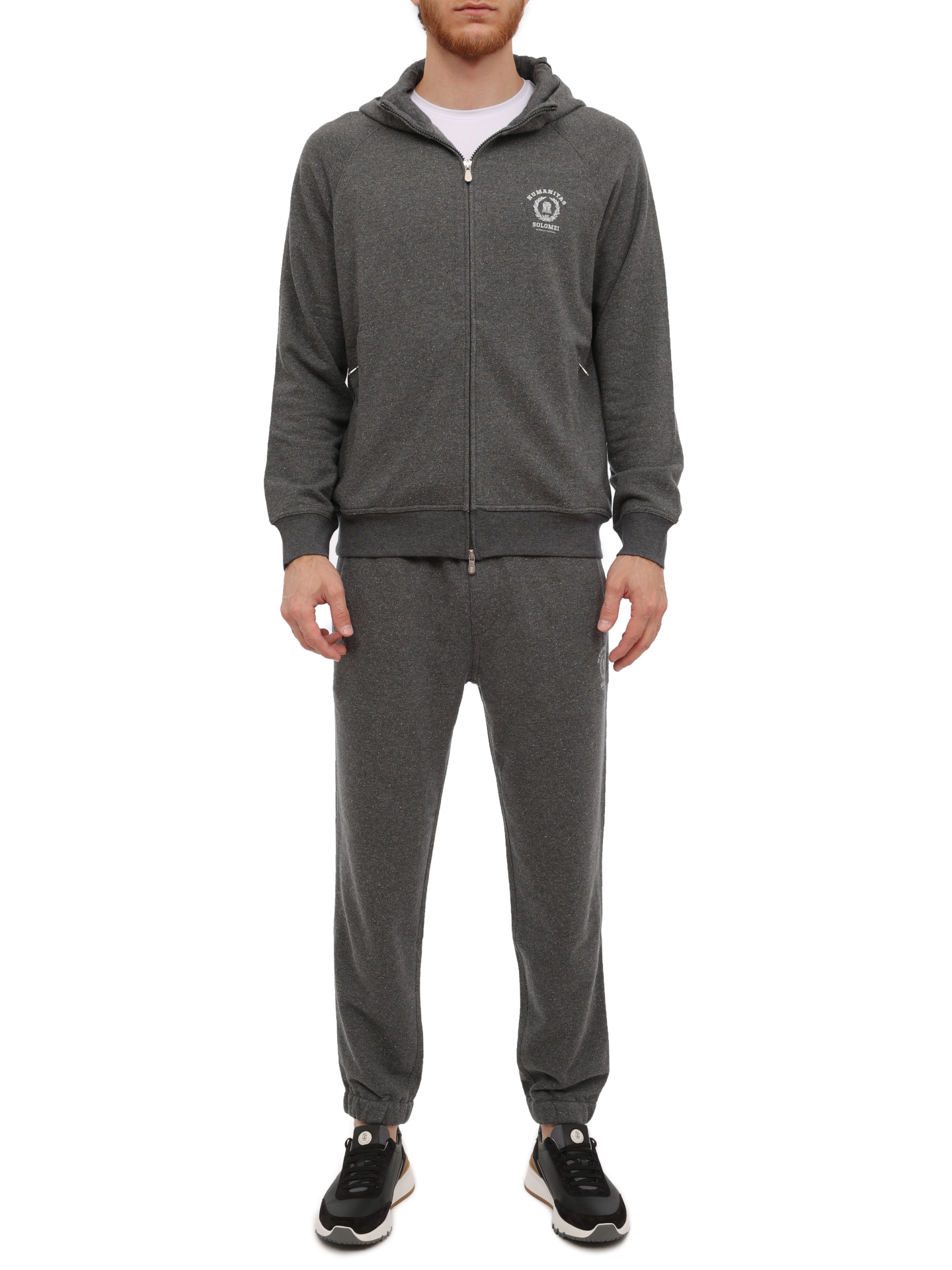 Мастерка Brunello Cucinelli MTU22B2224 CGD54 серая мужская — купить в интернет-магазине Verdistore