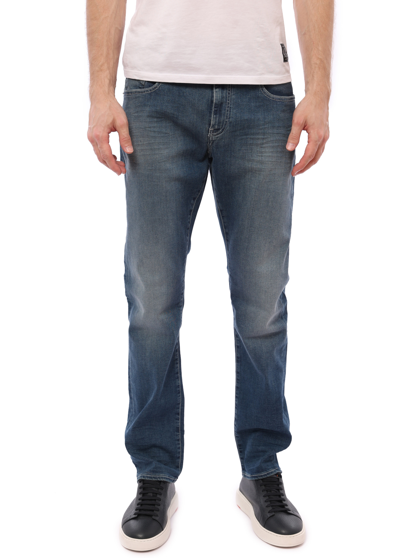 Джинсы Armani Exchange 6ZZJ13 Z2DCZ синие мужские — купить в интернет-магазине Verdistore