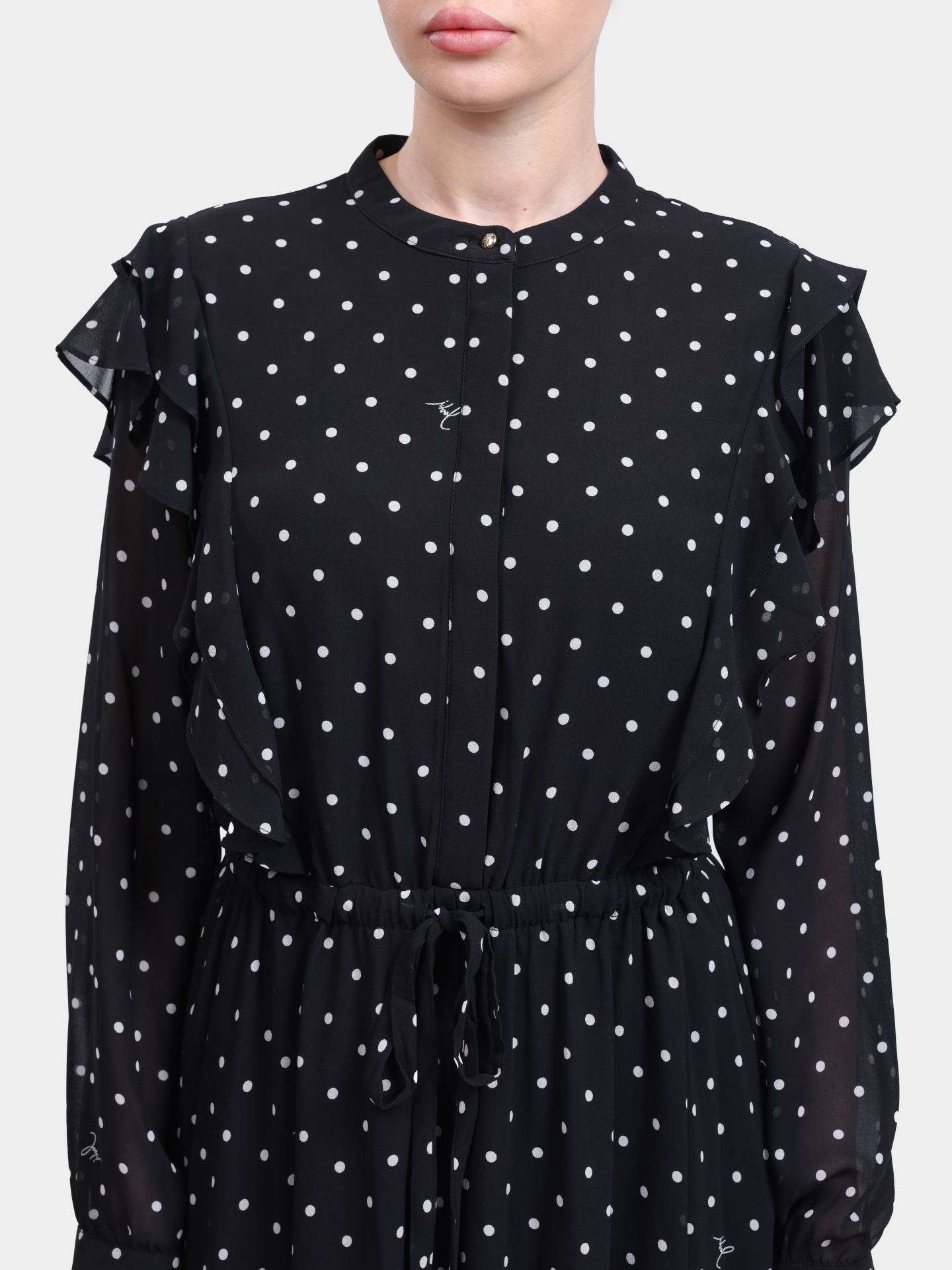 Платье Joop! 261D58Dot 30100092 00120 черное женское в горох — купить в интернет-магазине Verdistore