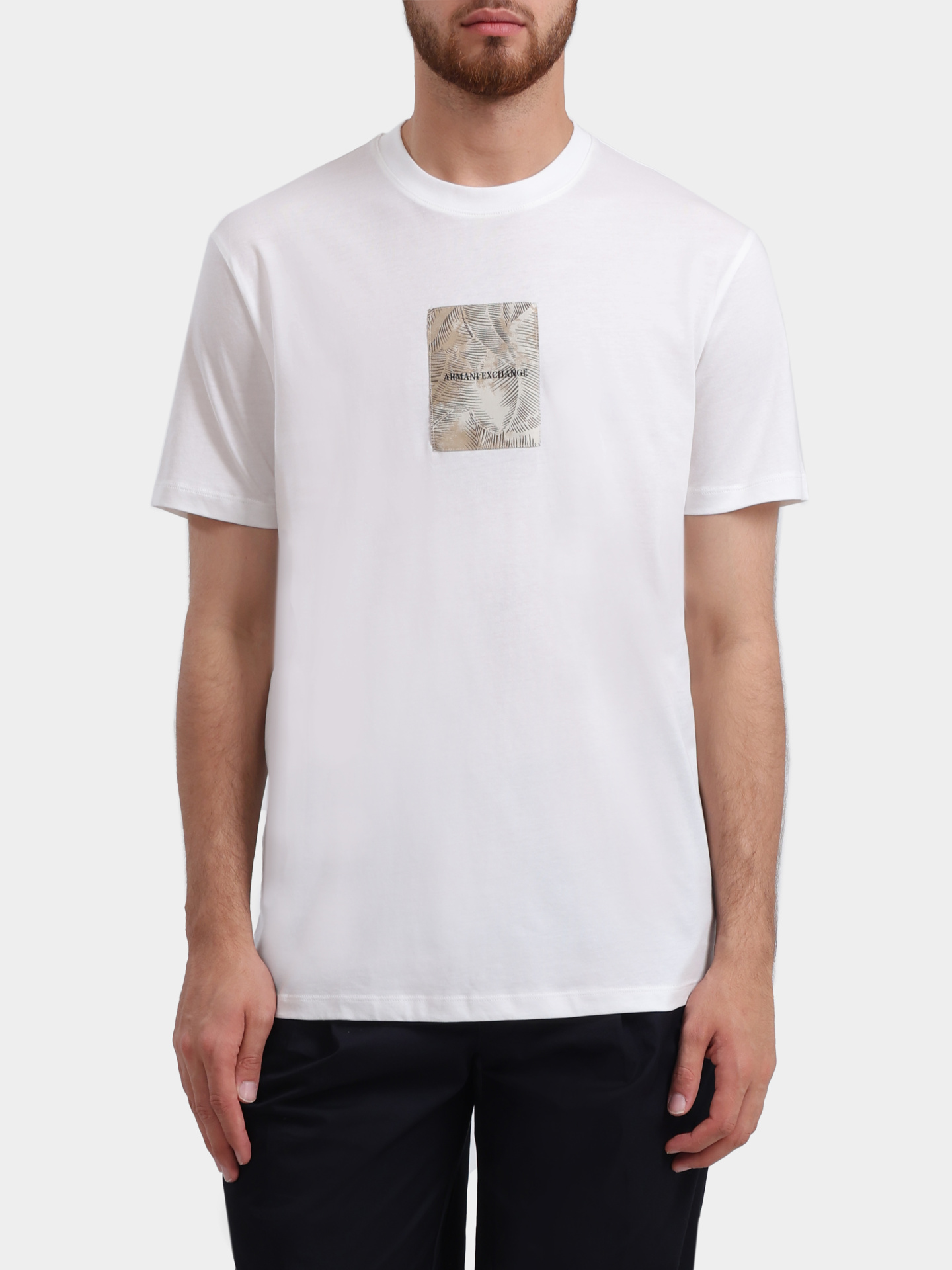 Футболка Armani Exchange XM002501 AF10356 U0009 хлопковая мужская — купить в интернет-магазине Verdistore
