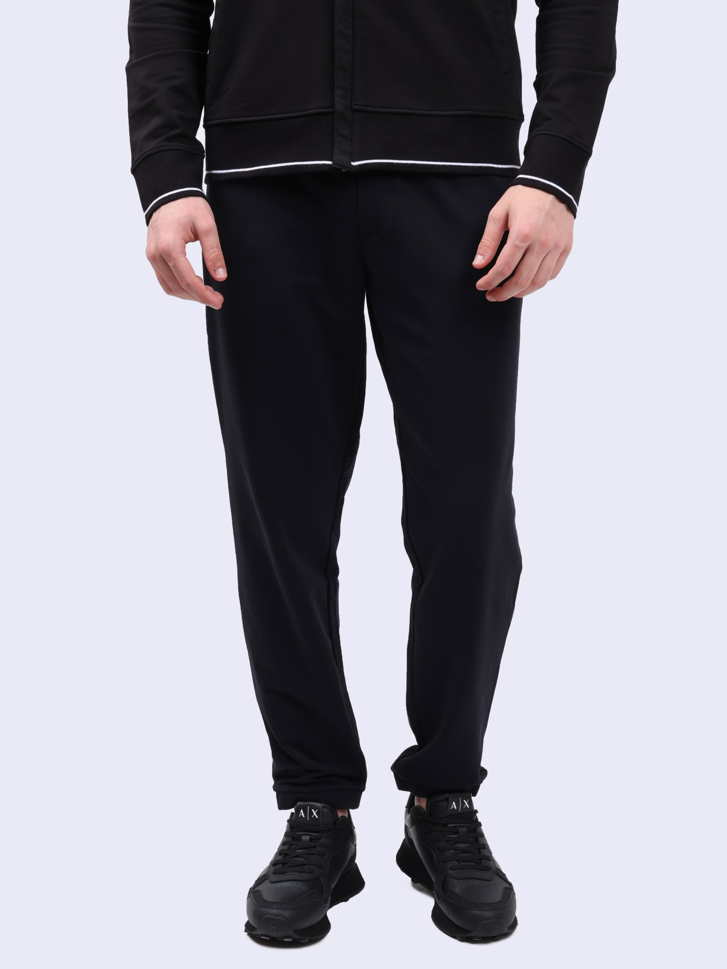 Брюки спортивные Armani Exchange 8NZP82 ZJH3Z 1510 темно-синие мужские — купить в интернет-магазине Verdistore