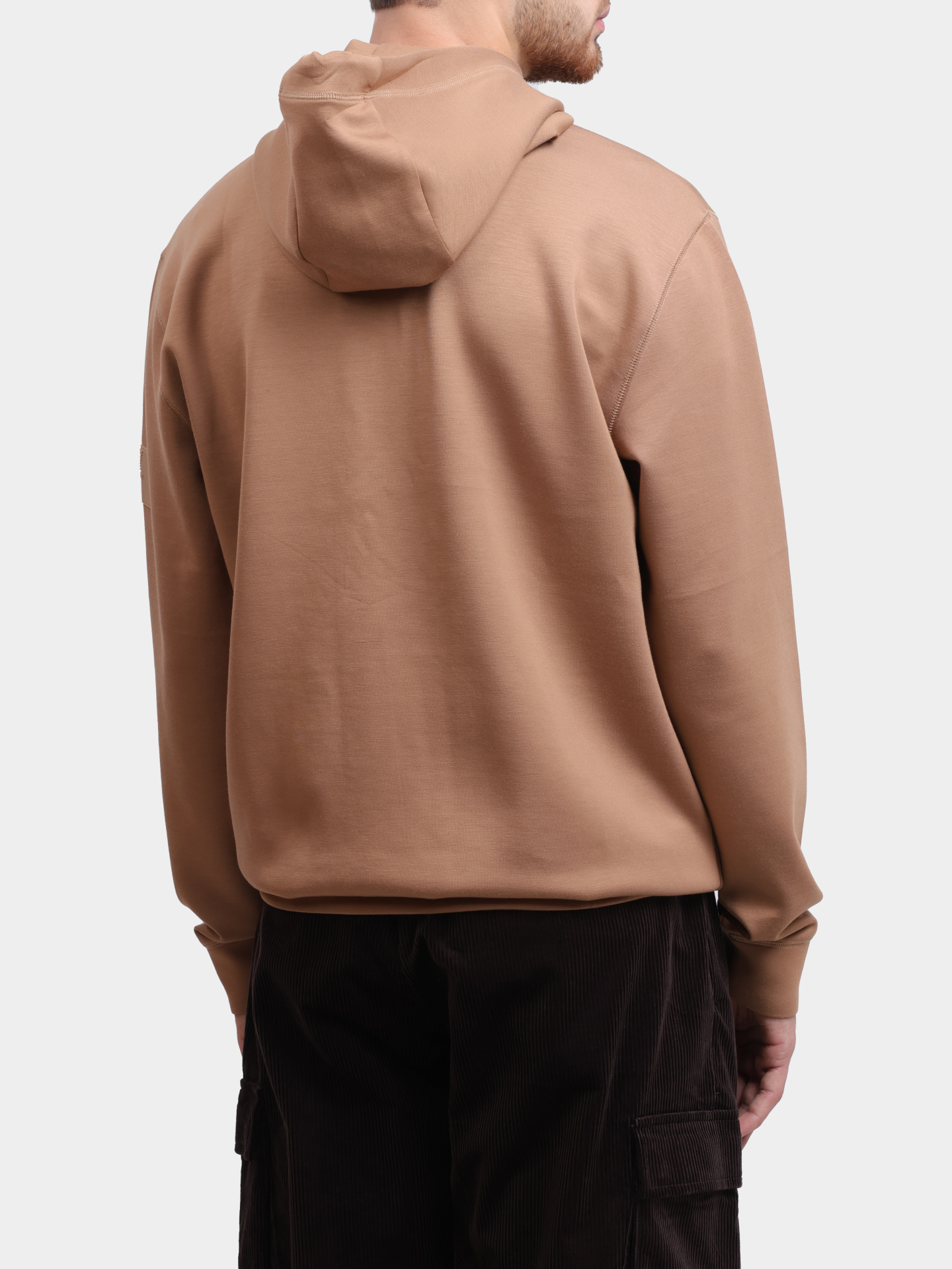 Худи EA7 7X000131 AF13790 U6171 бежевое мужское — купить в интернет-магазине Verdistore