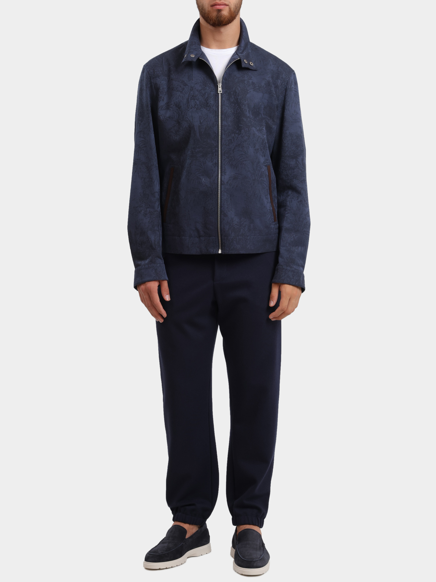 Брюки Etro MREE0007 99JUE01 B0339 темно-синие мужские — купить в интернет-магазине Verdistore