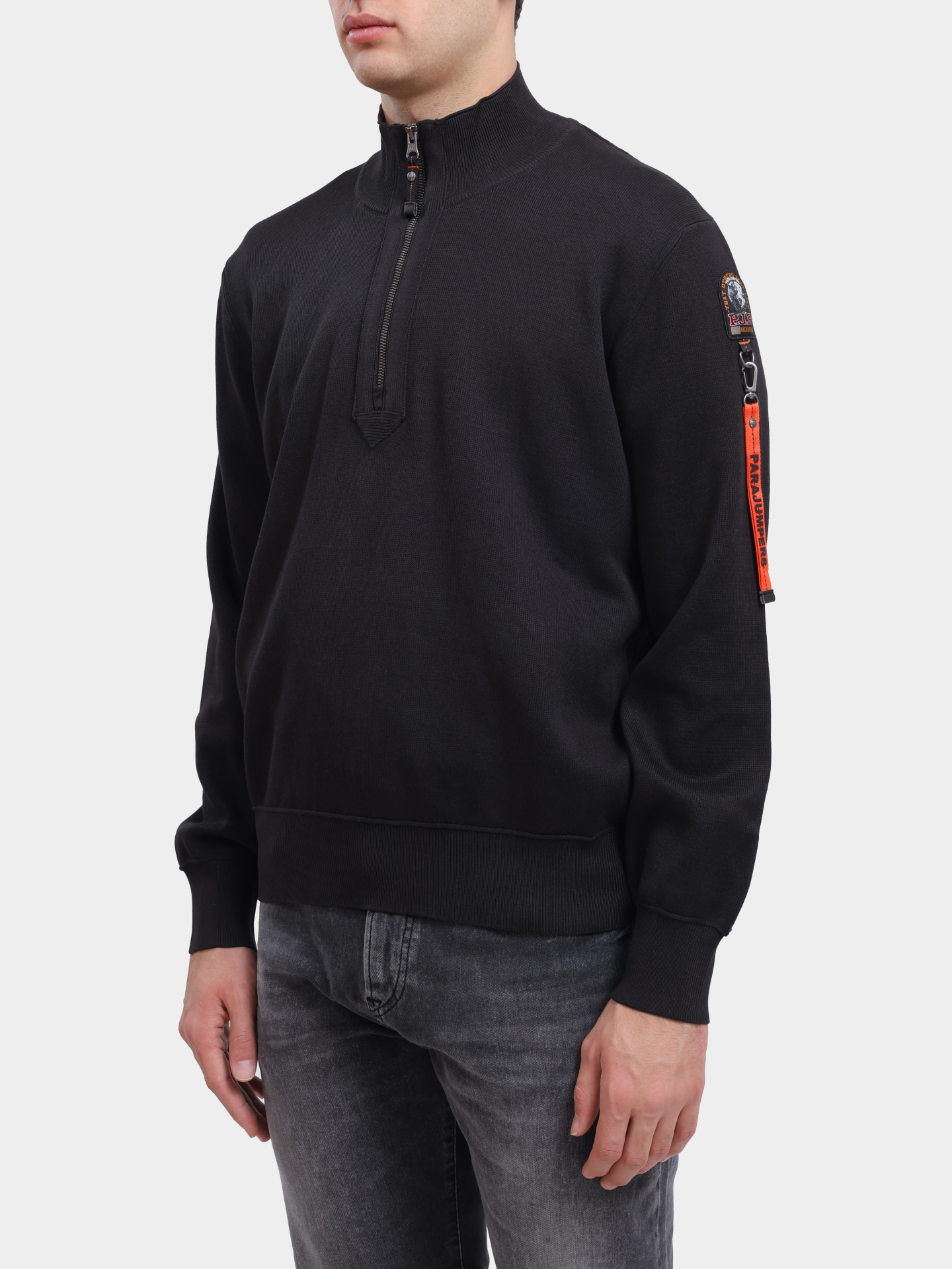 Джемпер Parajumpers RK05 BASIC SCOE 541 черный мужской — купить в интернет-магазине Verdistore