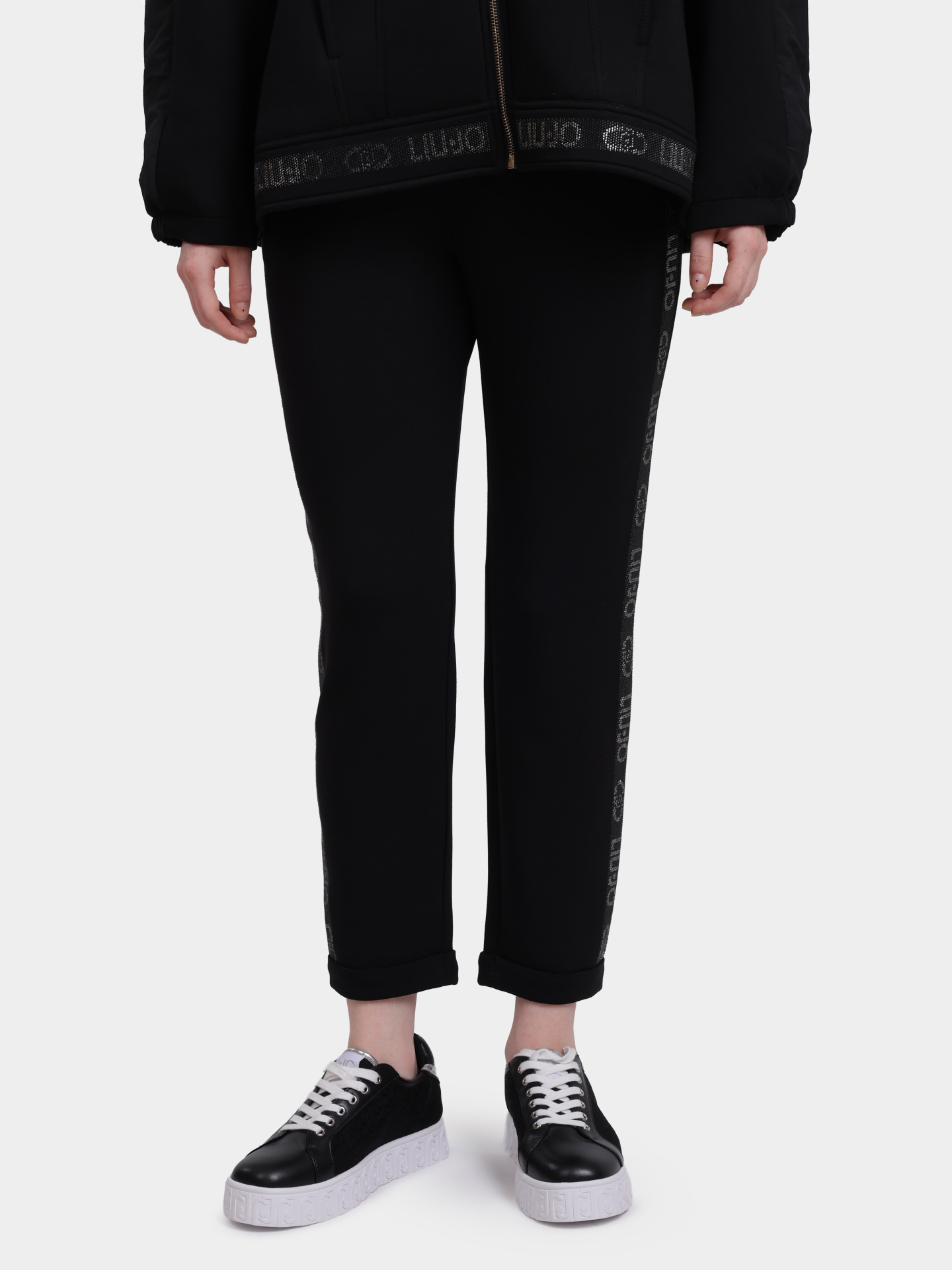 Брюки Liu-Jo TF5093 J4616 22222 черные женские — купить в интернет-магазине Verdistore