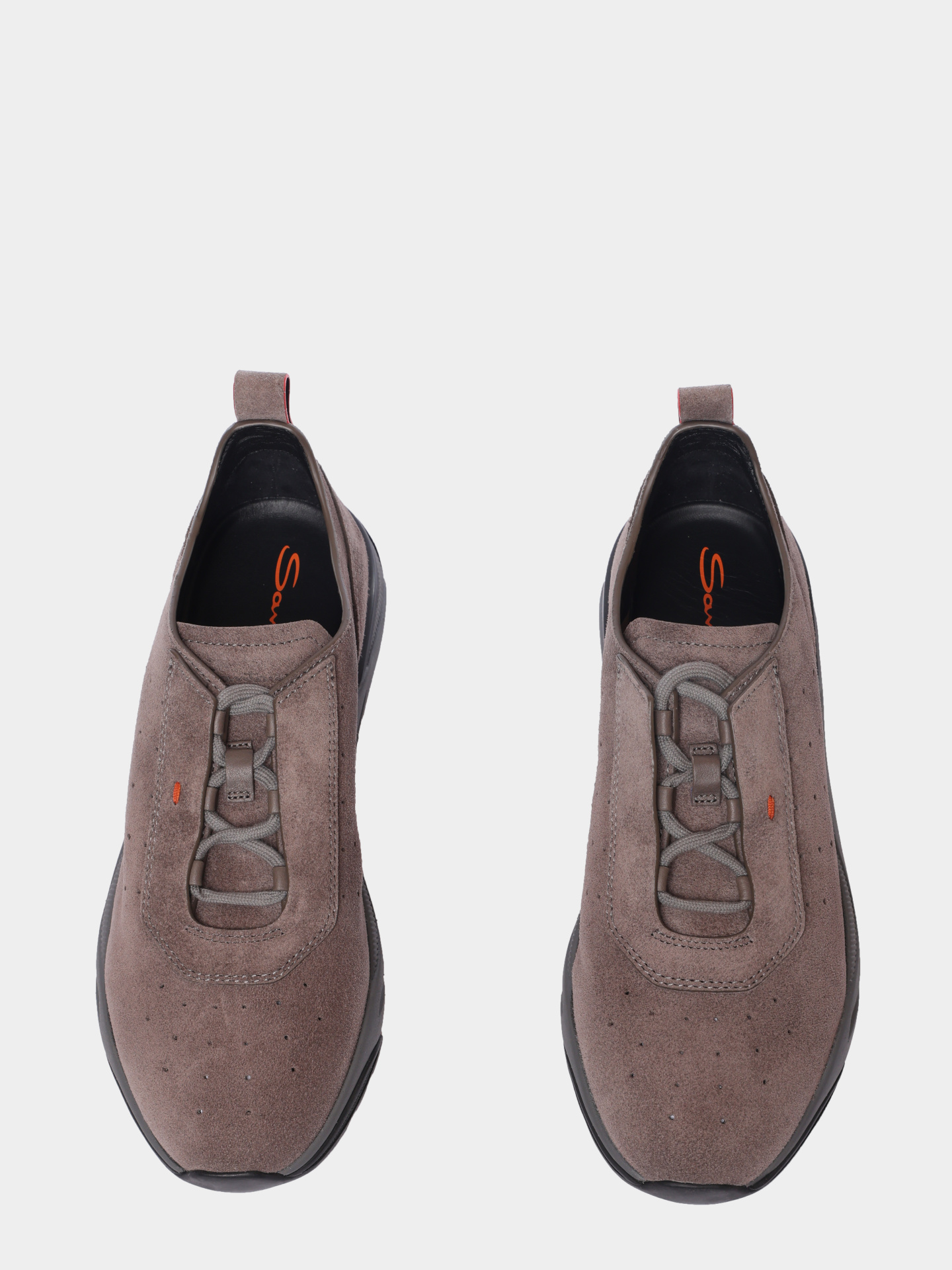 Кроссовки Santoni MBIG22032ANETEATG92 замшевые мужские — купить в интернет-магазине Verdistore