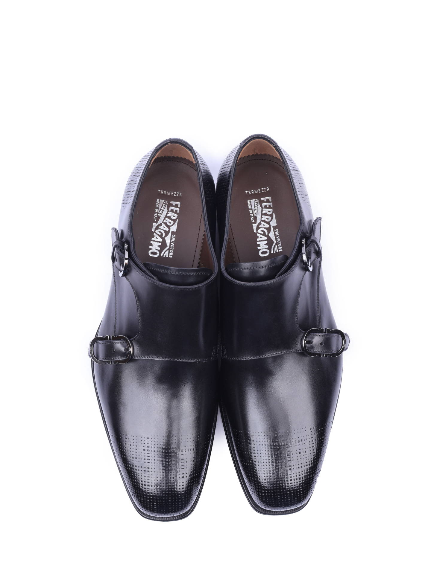 Монки Z-07452863E из гладкой кожи и с двумя пряжками — купить в интернет-магазине Verdistore