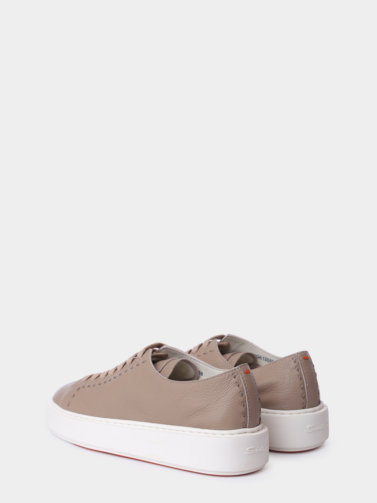 Кеды Santoni WBCG61355BARTDYIE68 кожаные женские — купить в интернет-магазине Verdistore