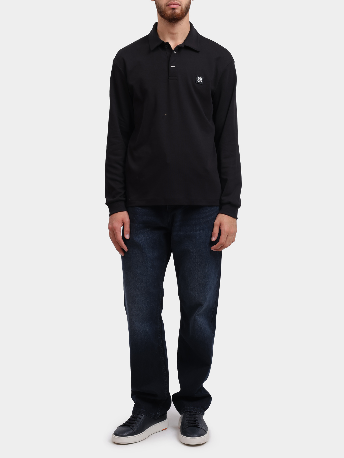 Джинсы Hugo 50541673 405 темно-синие мужские — купить в интернет-магазине Verdistore