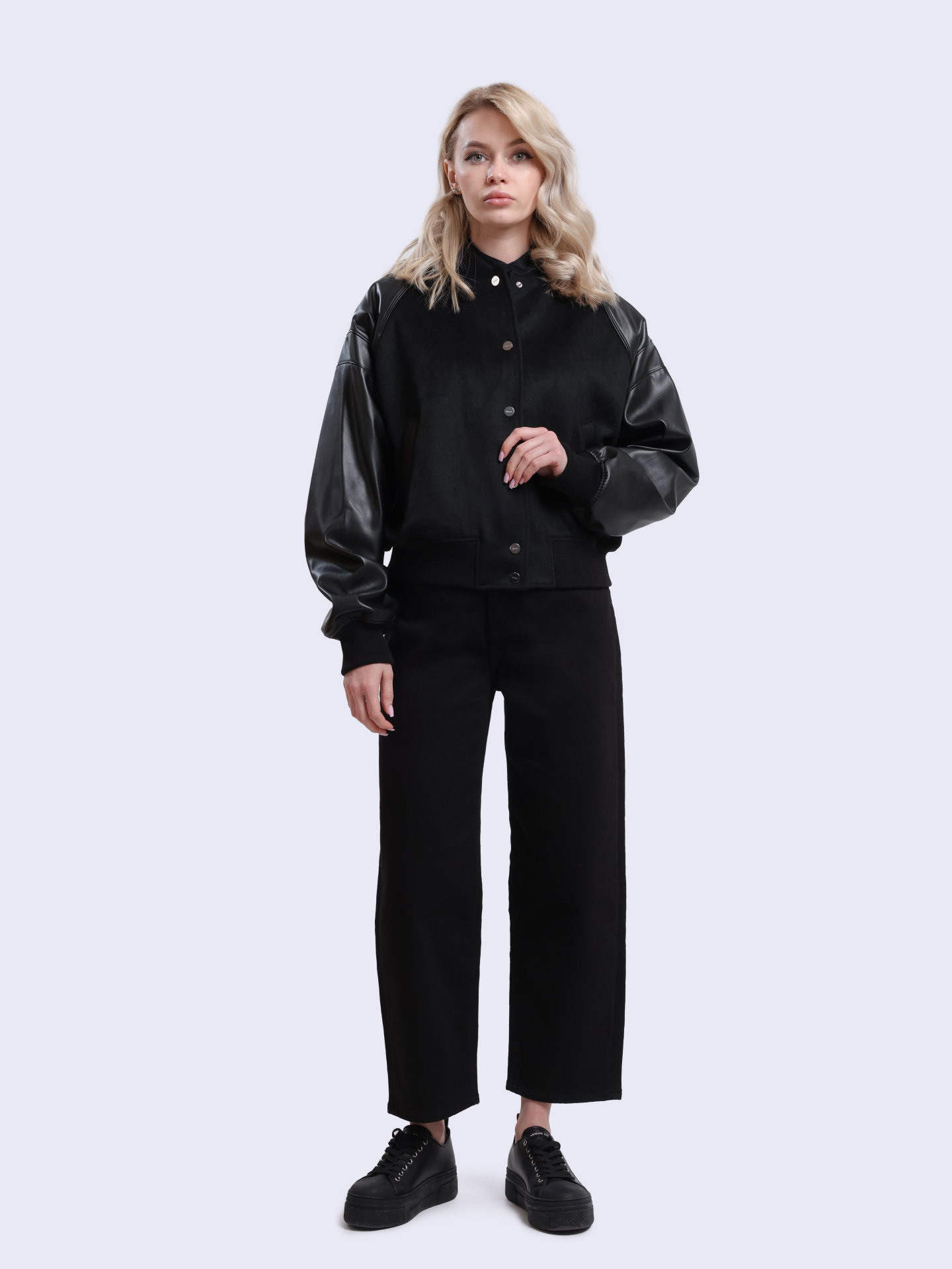 Бомбер Hugo 50529951 001 черный женский — купить в интернет-магазине Verdistore