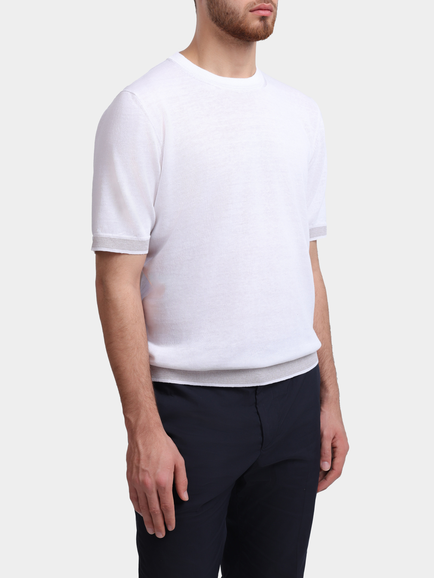 Футболка Peserico R59497F12 9056R 00R трикотажная мужская — купить в интернет-магазине Verdistore