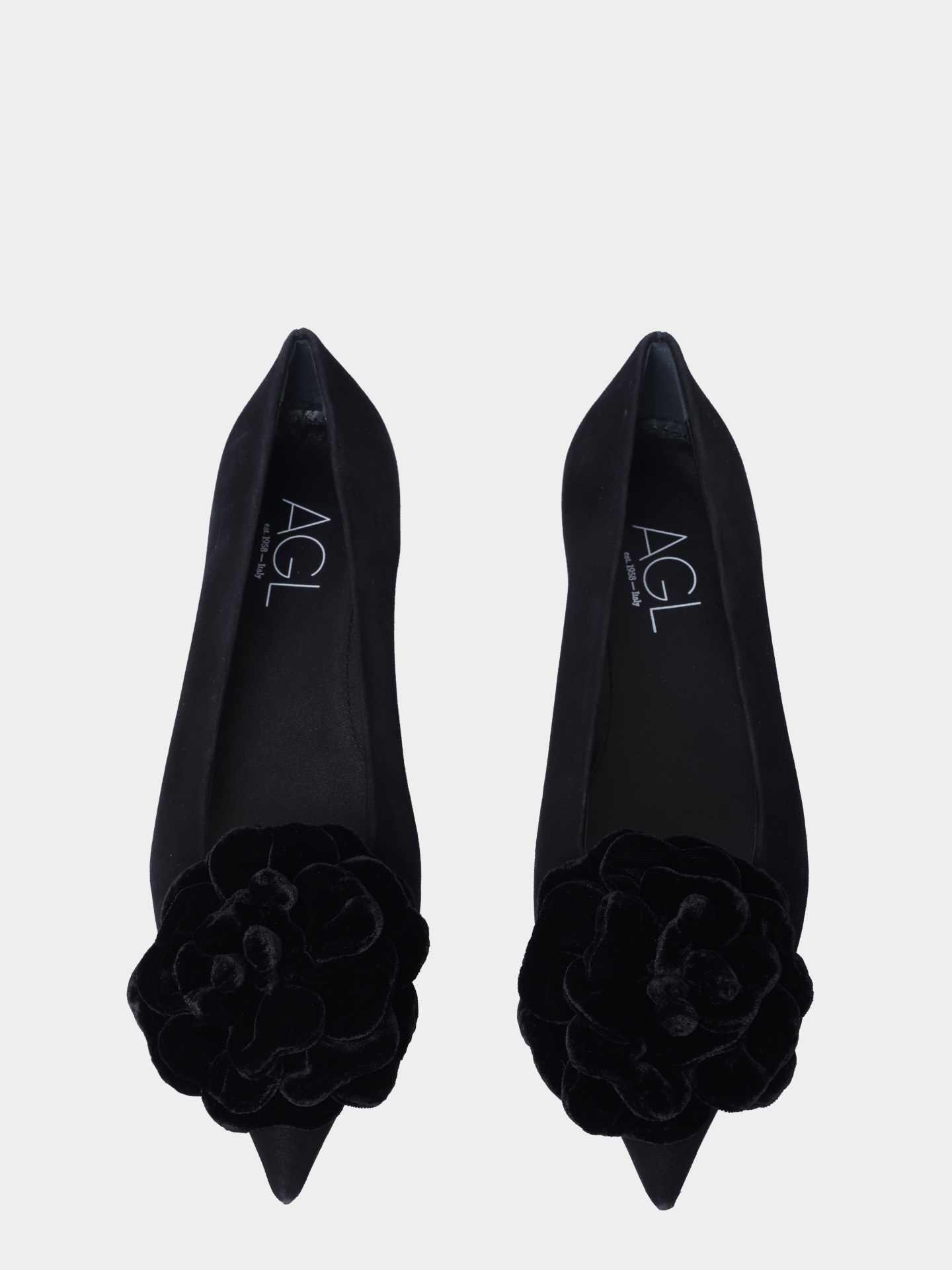 Балетки AGL D565001PCVELOU 0000 замшевые женские — купить в интернет-магазине Verdistore