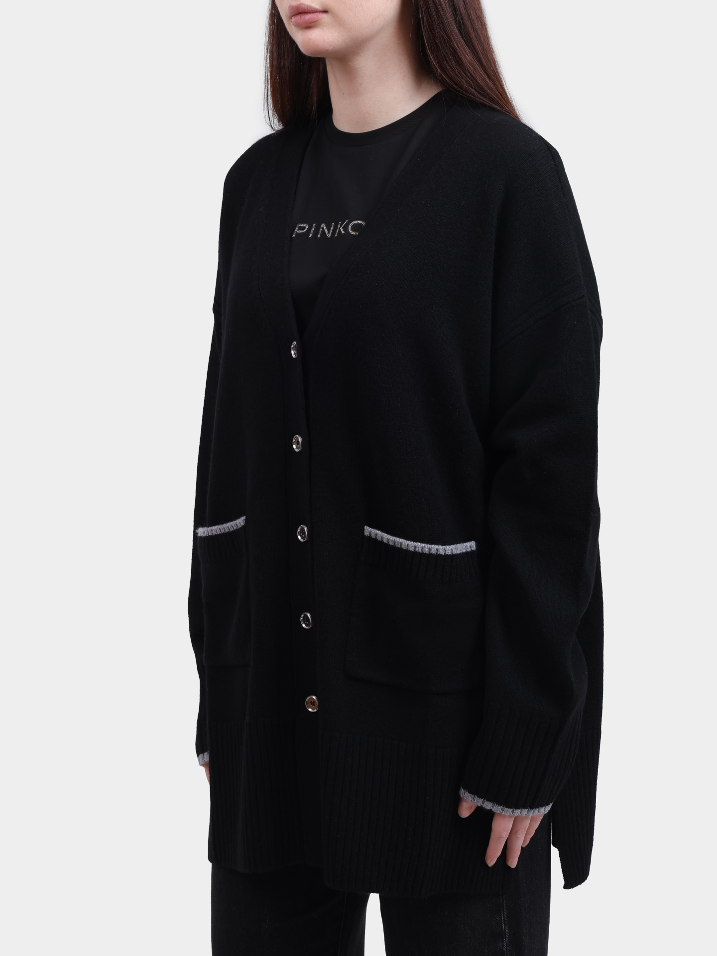 Кардиган Pinko 105451 A2Q9 Z99 шерстяной женский — купить в интернет-магазине Verdistore